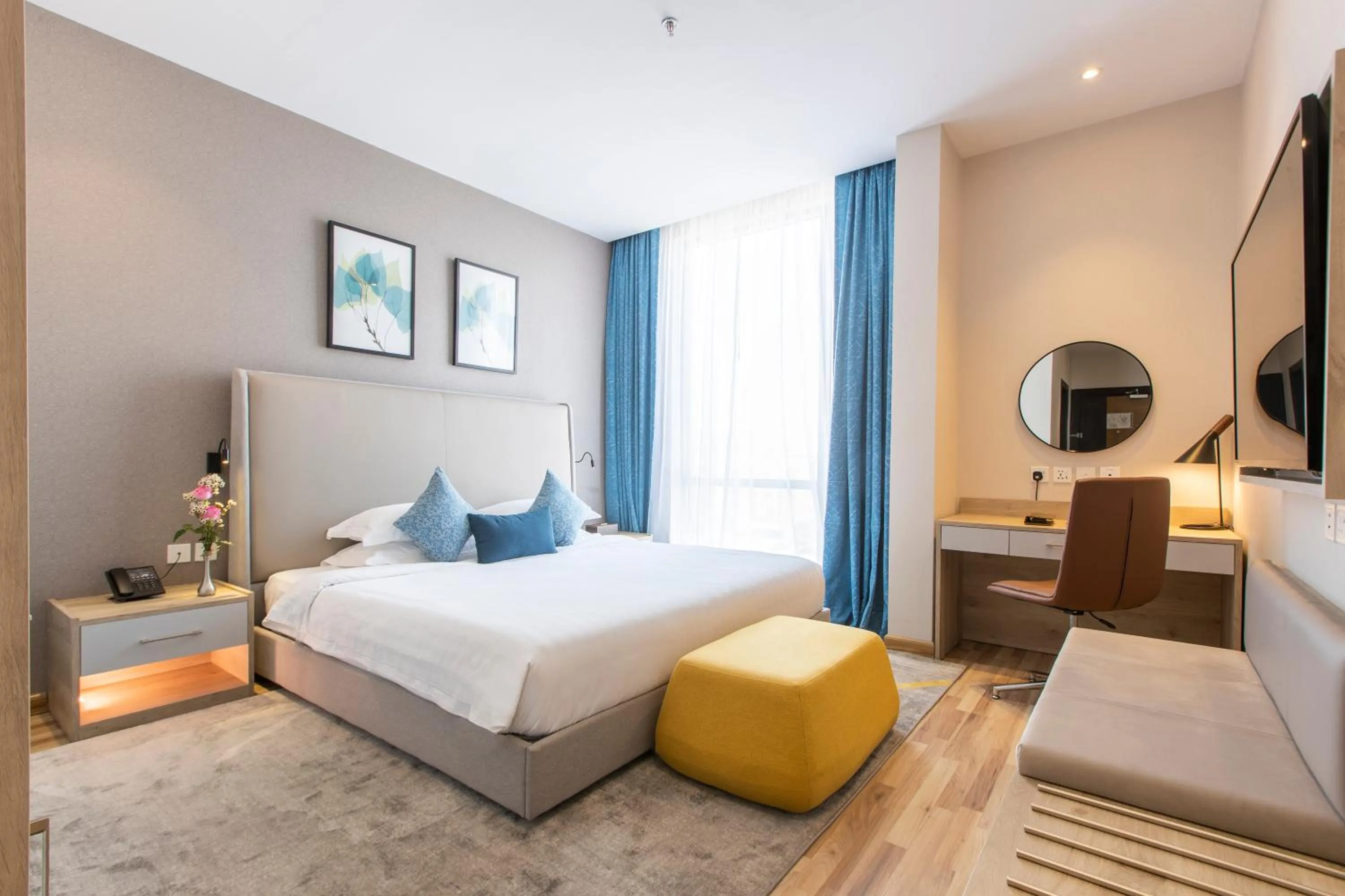 Bedroom, Bed in Beata Garden Serviced Apartment