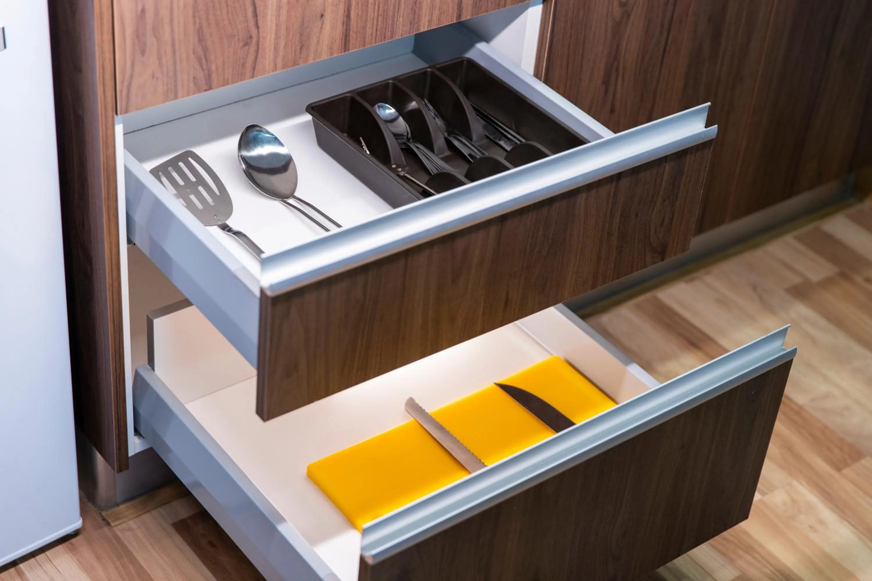 Kitchen or kitchenette in Beata Garden Serviced Apartment