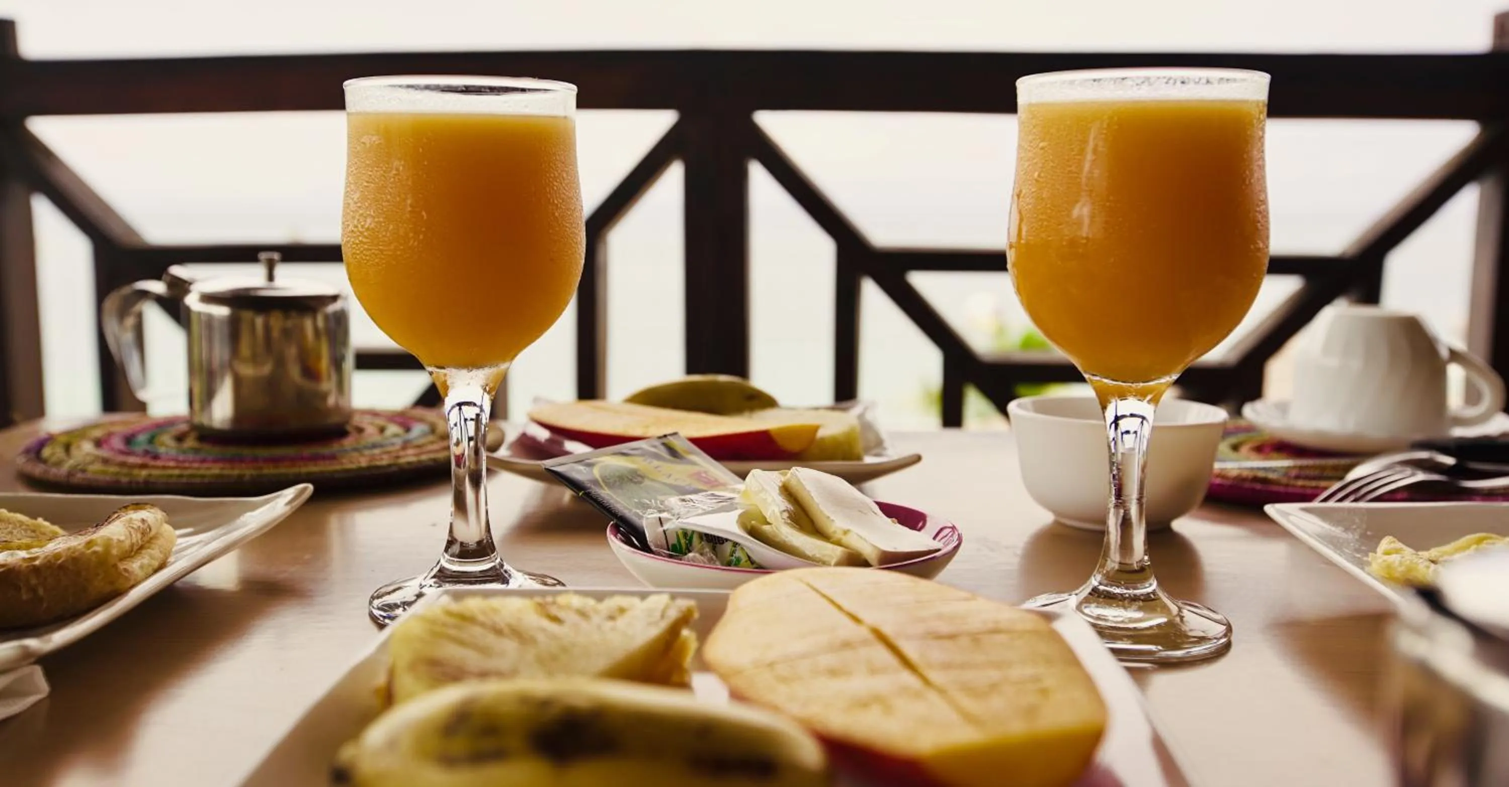 Balcony/Terrace in Hotel-Residence Au Sable Blanc