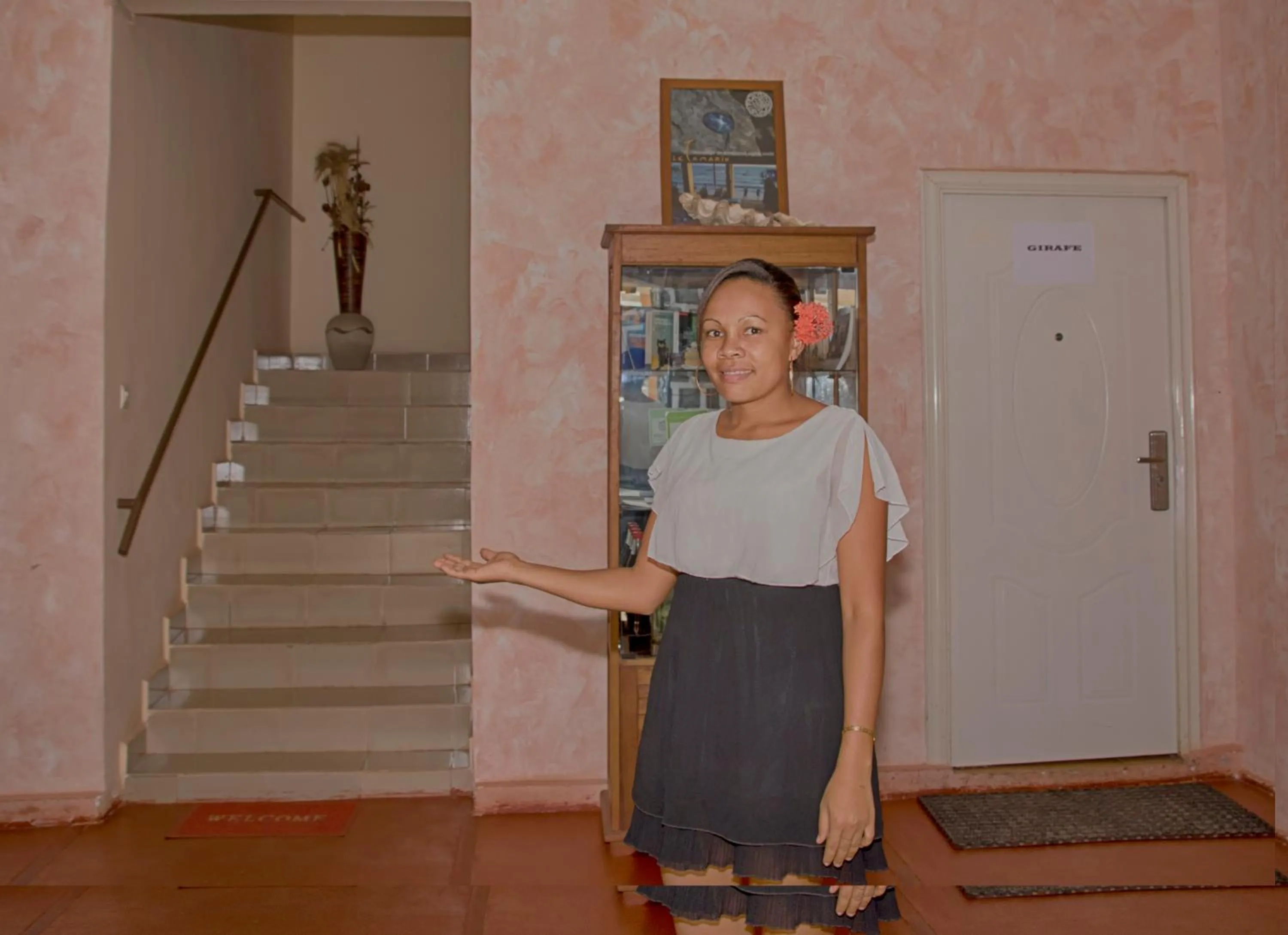 Lobby or reception in Hotel-Residence Au Sable Blanc