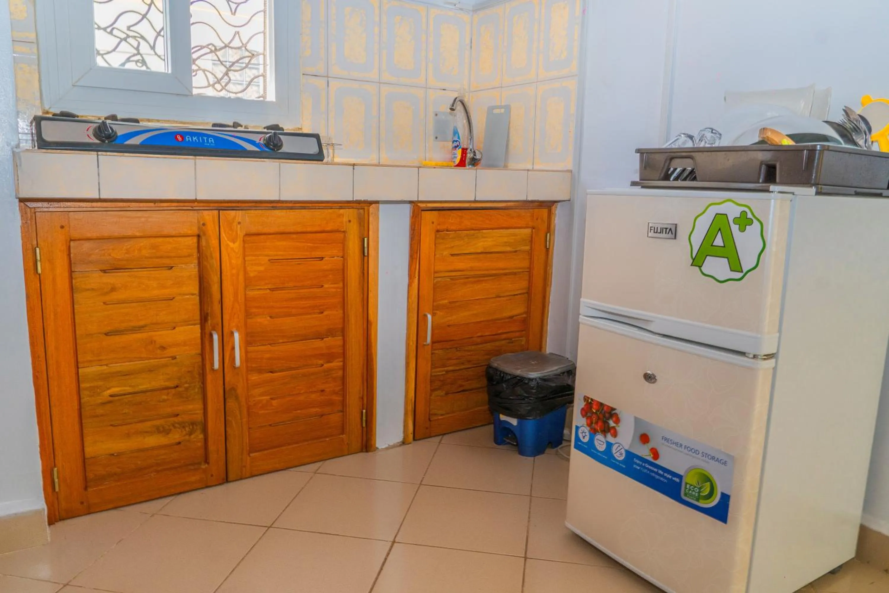 Kitchen or kitchenette in Hotel-Residence Au Sable Blanc