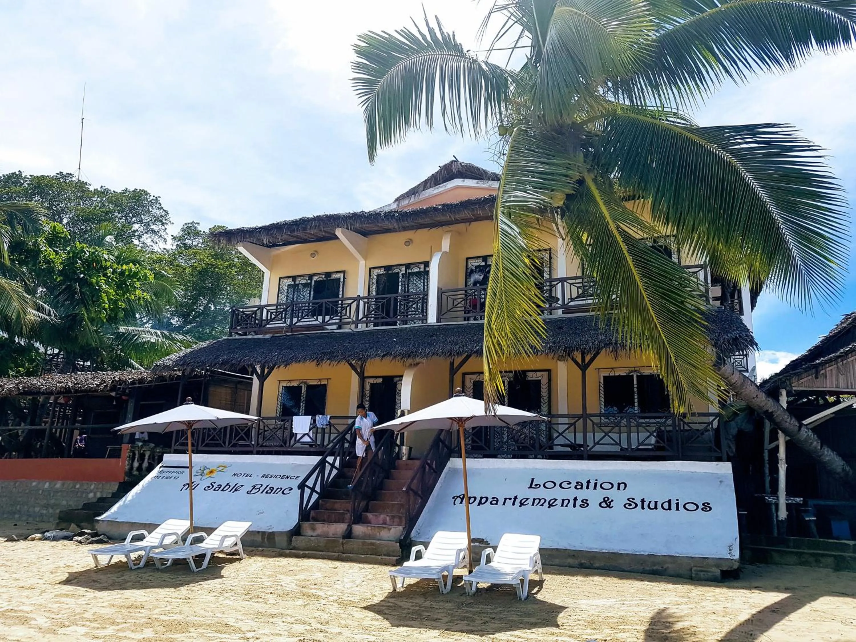 Balcony/Terrace in Hotel-Residence Au Sable Blanc
