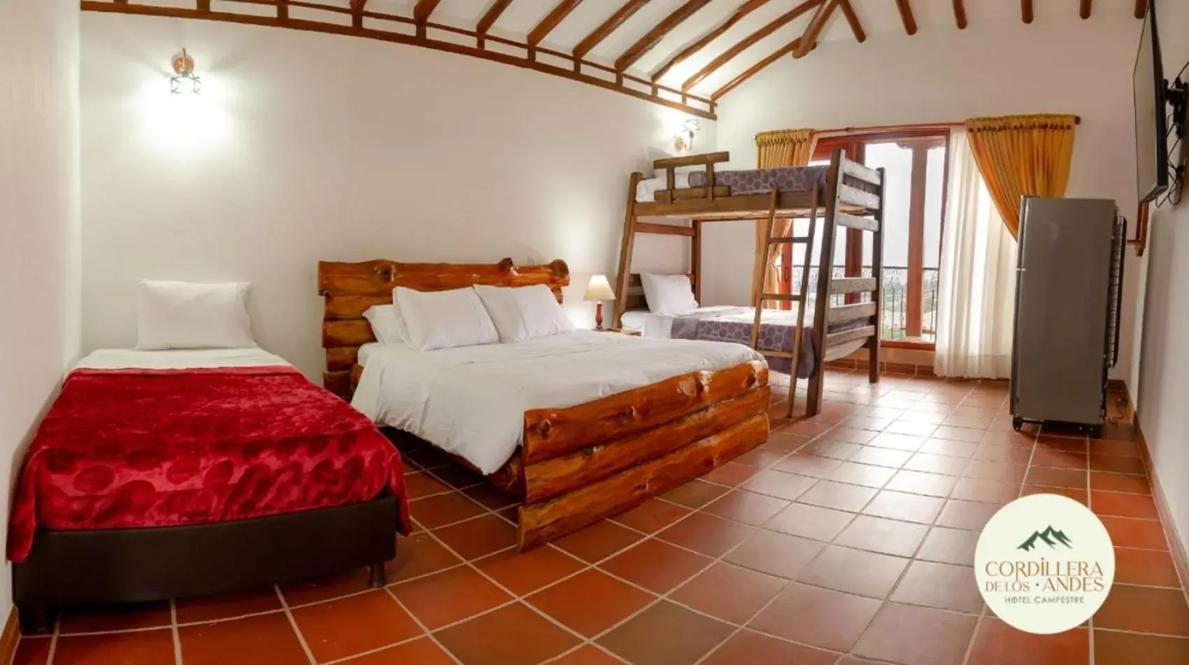 Family Room with Balcony in Hotel Campestre Cordillera de los Andes Family Room with Balcony in Hotel Campestre Cordillera de los Andes