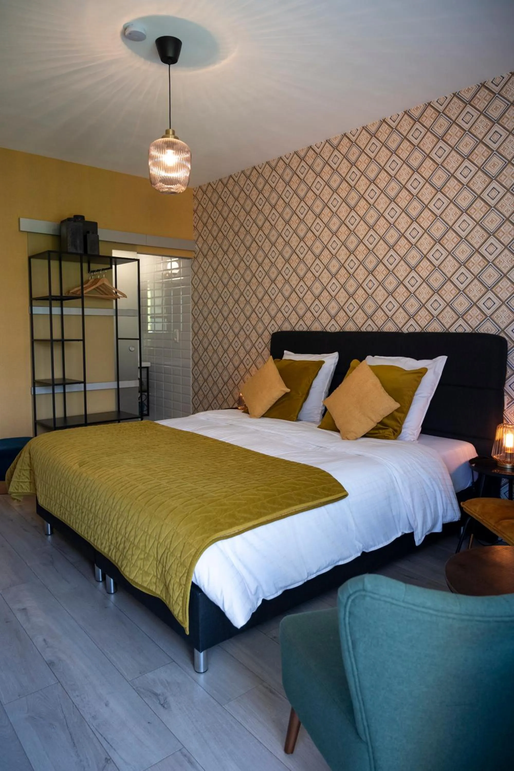 Bed in BnB De Koepoort