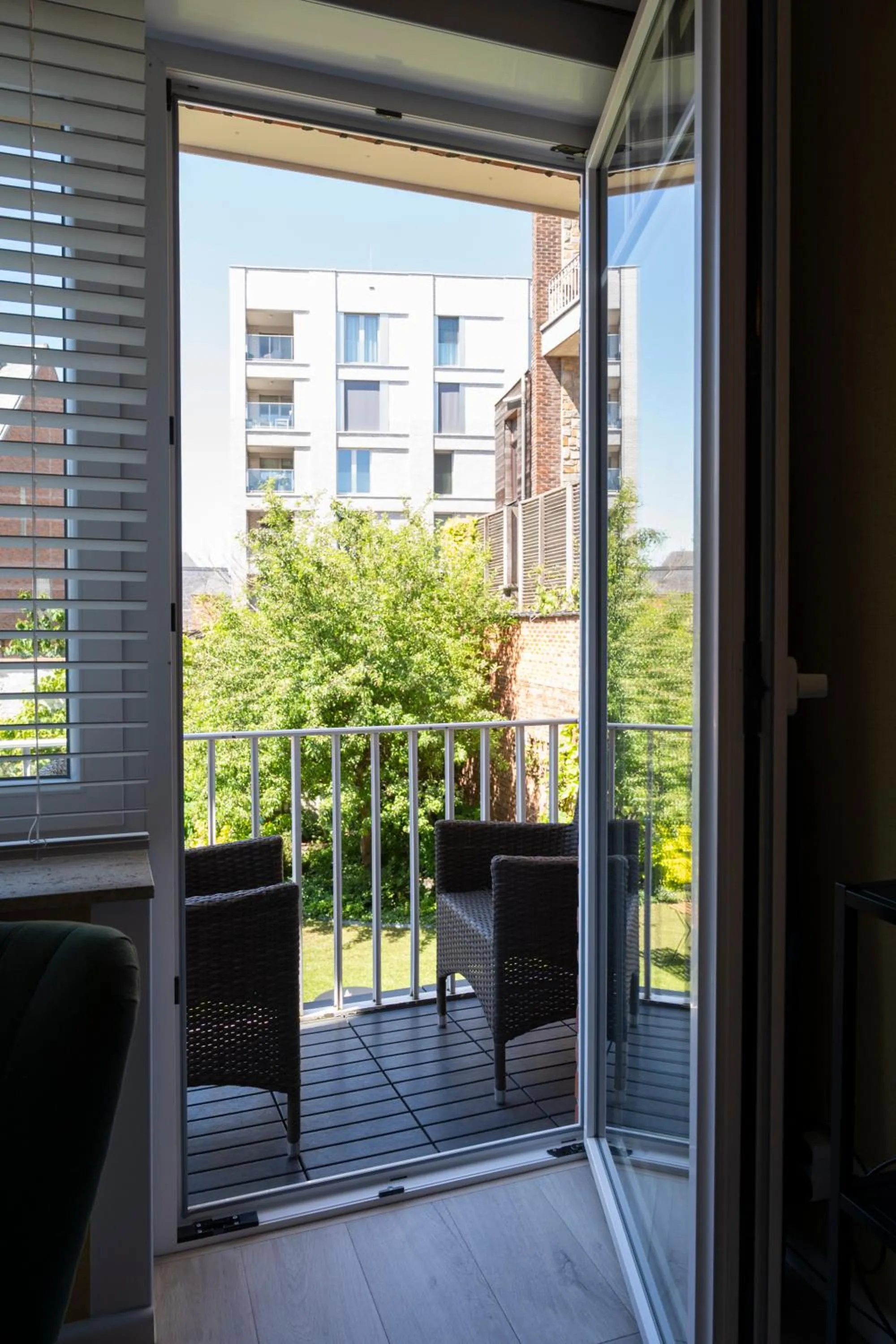 Garden view in BnB De Koepoort