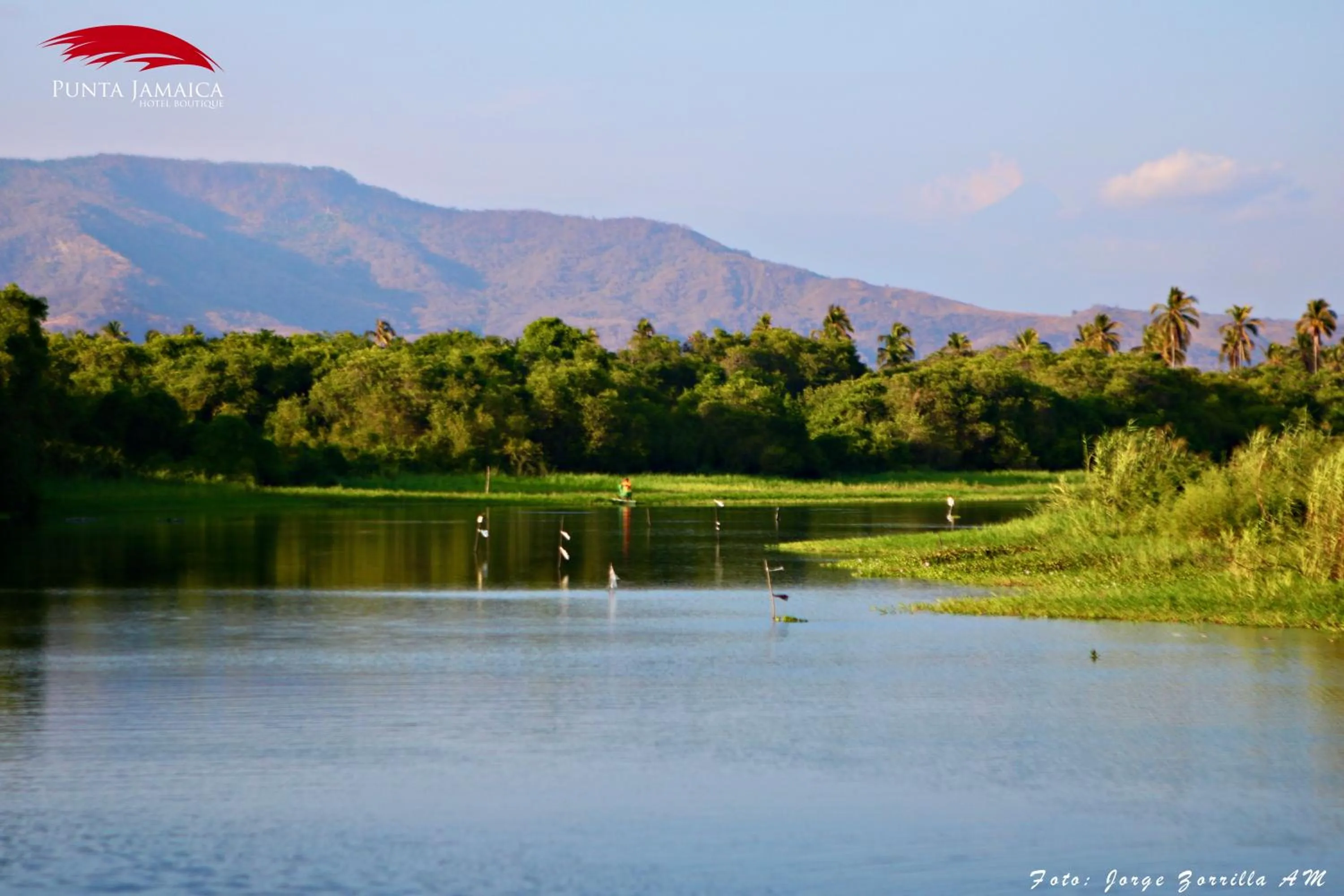 Lake view in Hotel Boutique Punta Jamaica
