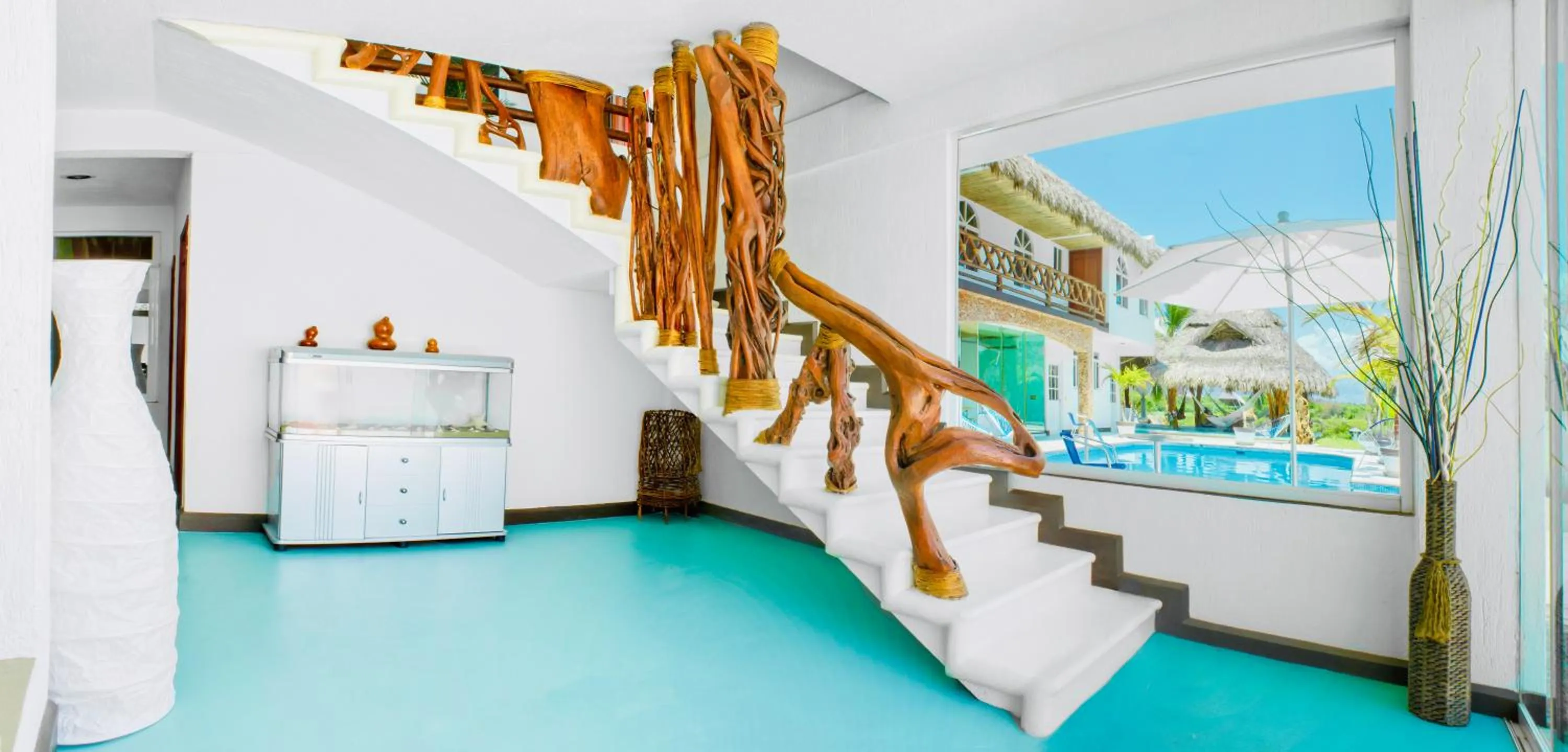 Pool view in Hotel Boutique Punta Jamaica