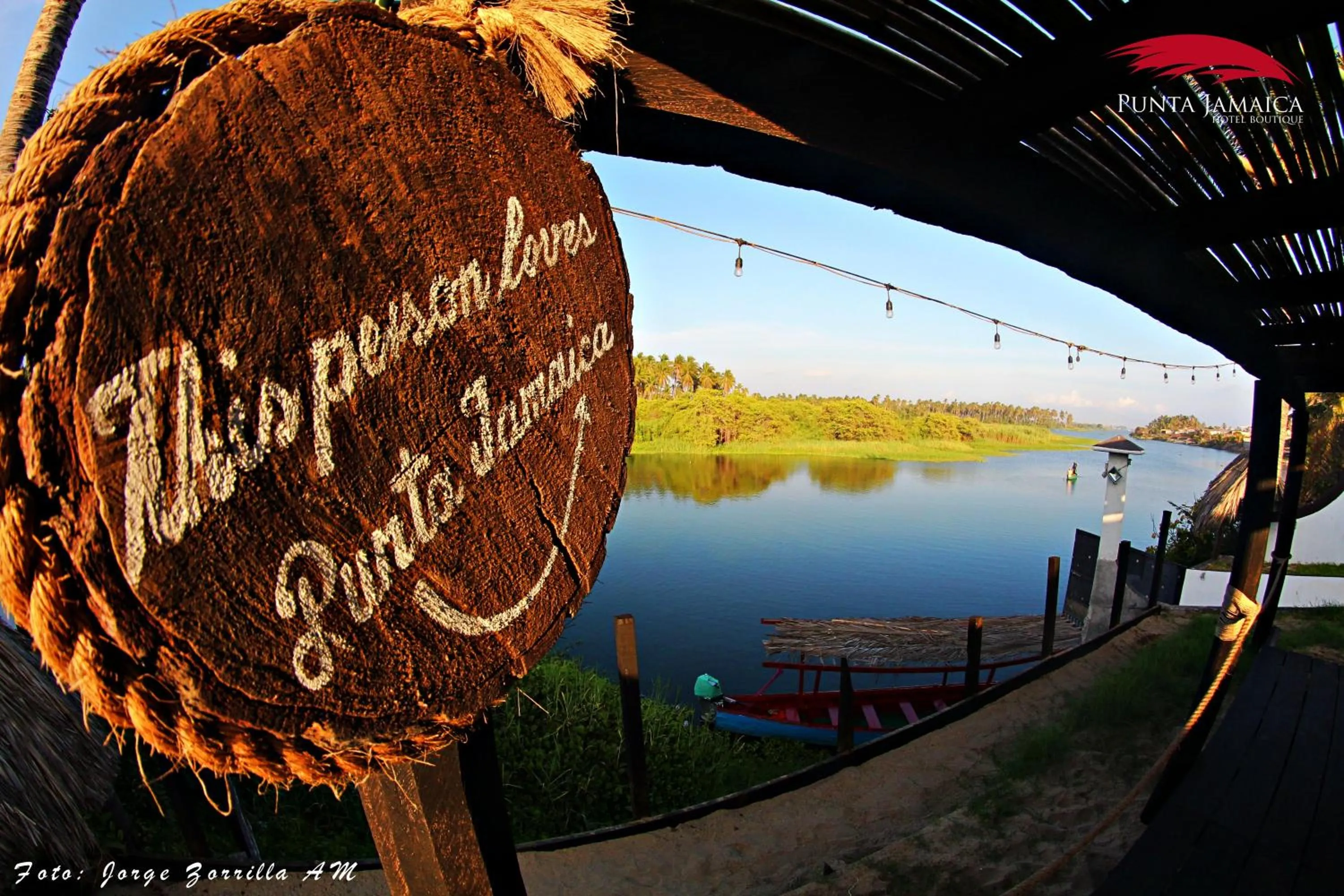 Lake view in Hotel Boutique Punta Jamaica
