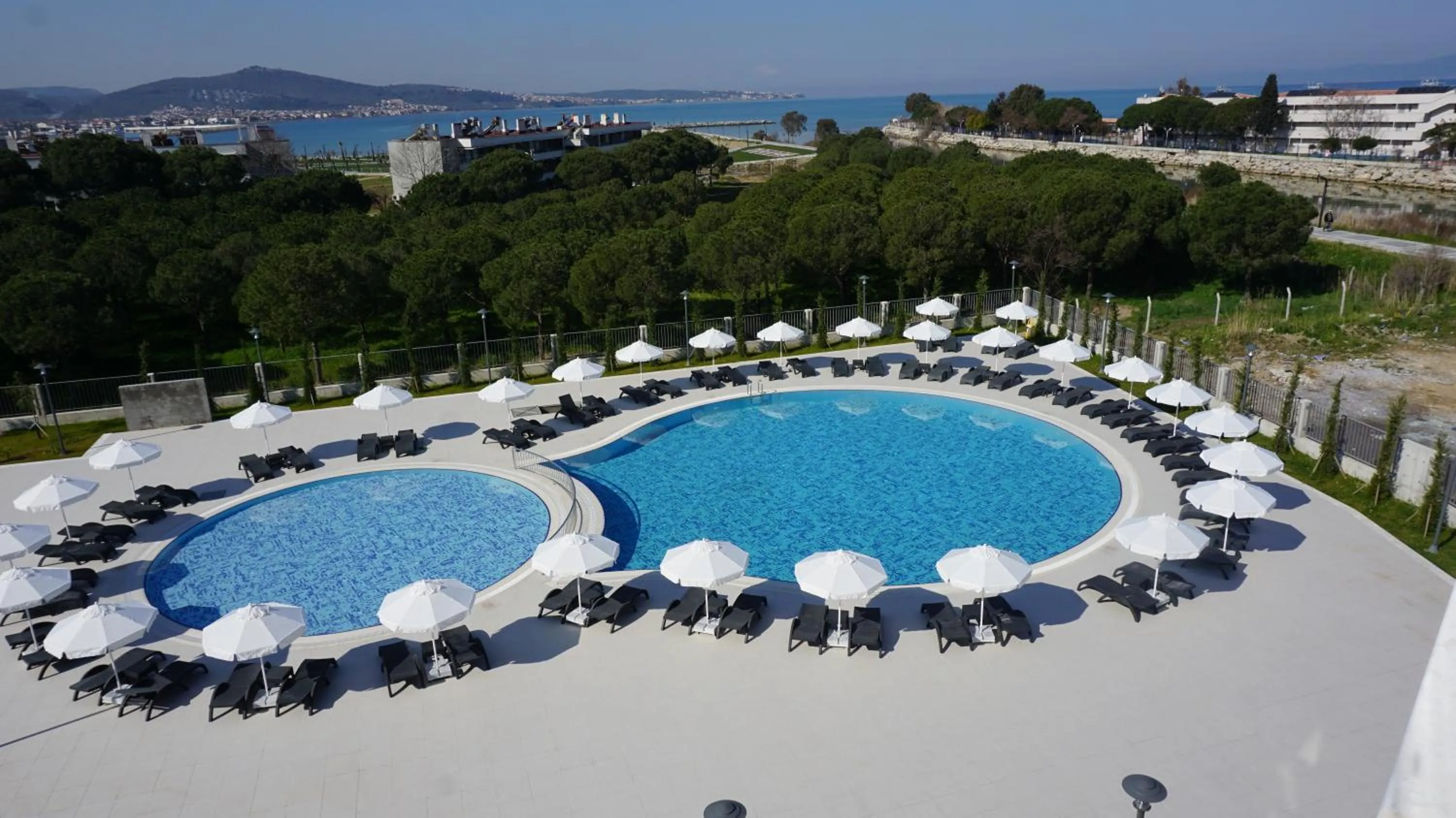 Pool view in TEZMADRA HOTEL