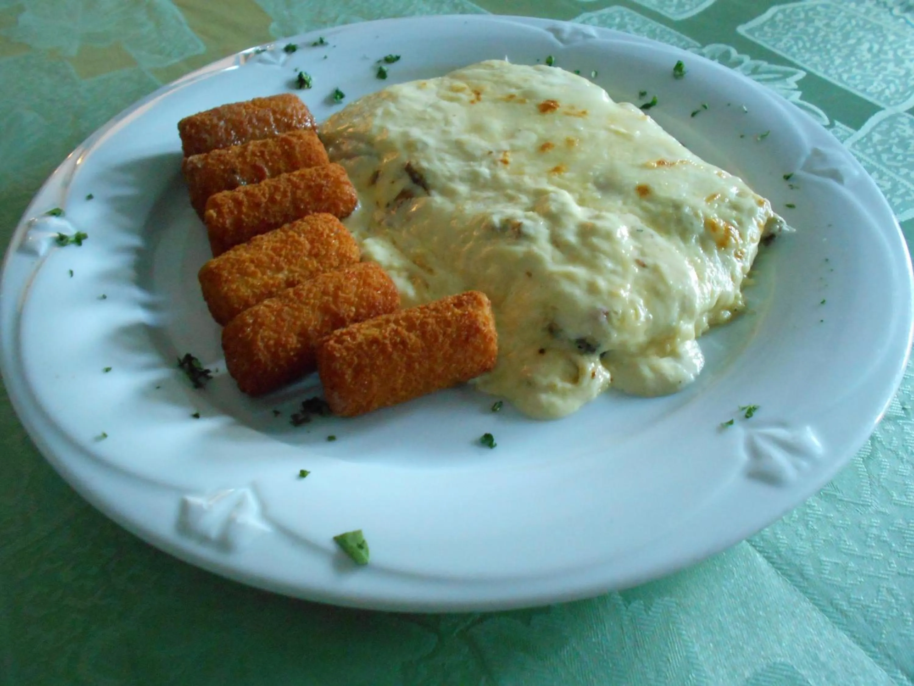 Food in Hotel Restaurant Anna