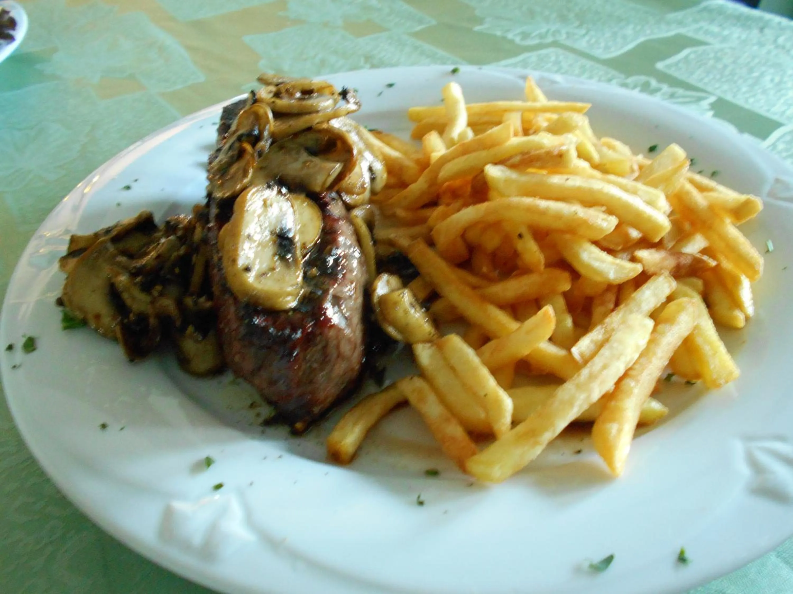 Food in Hotel Restaurant Anna