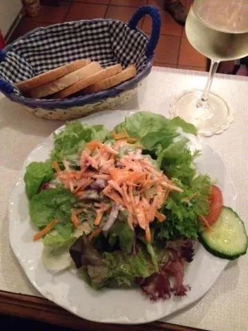 Food in Hotel Restaurant Anna