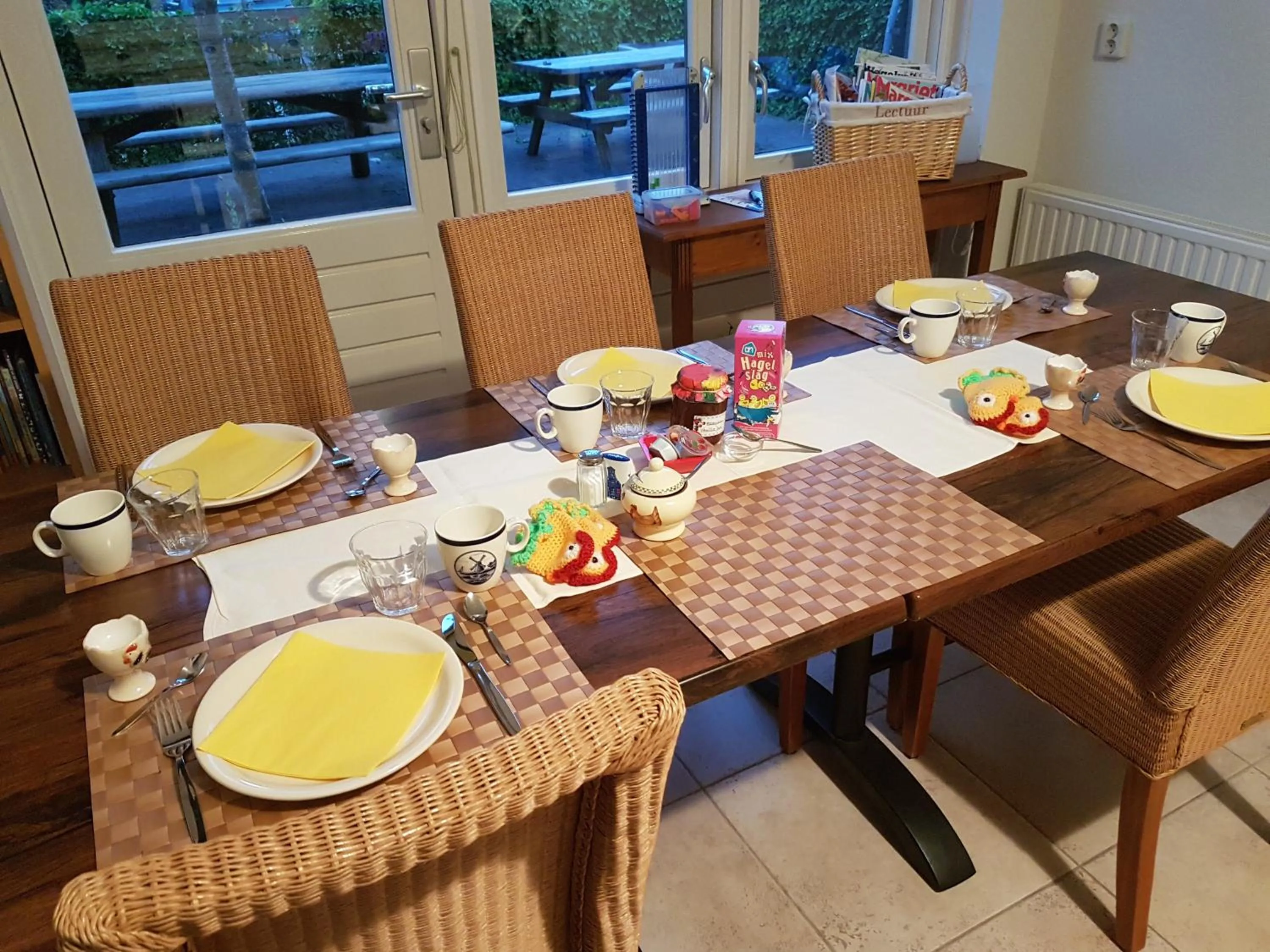 Continental breakfast in Boerderij Hazenveld