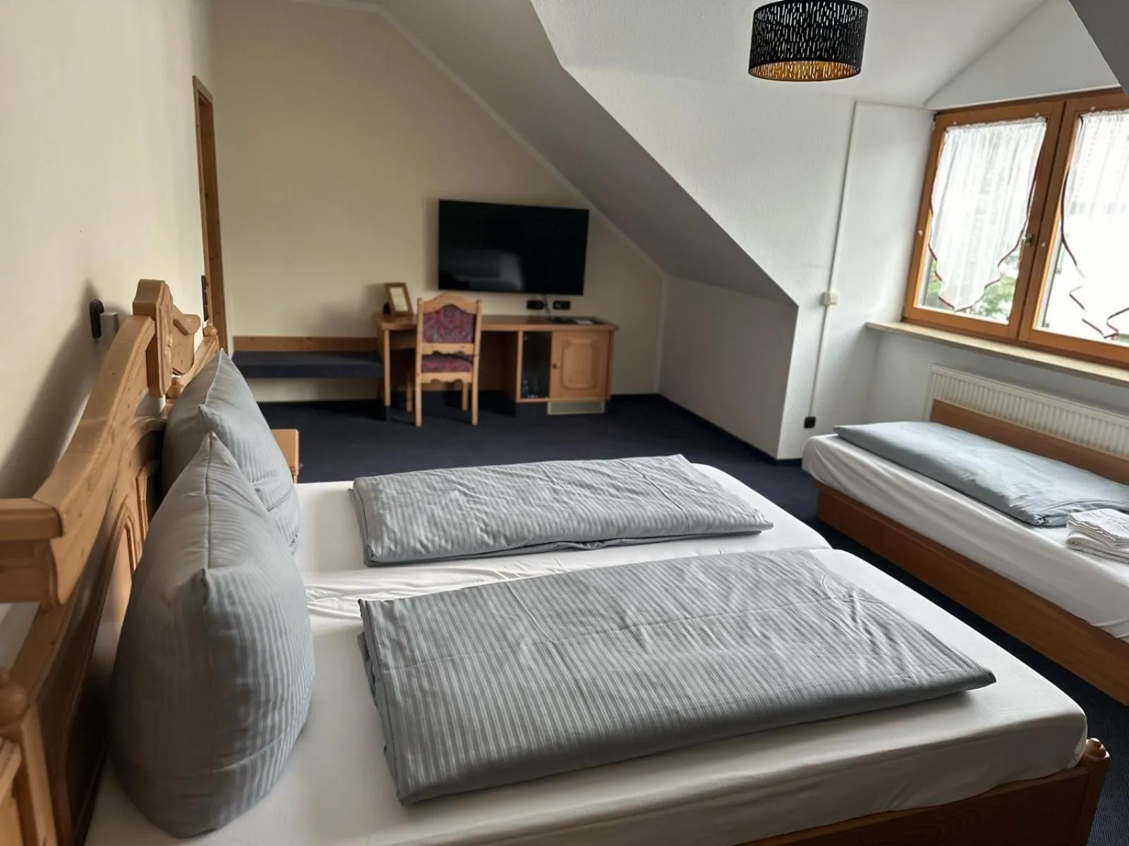 Bed in Hotel Restaurant Moosmühle