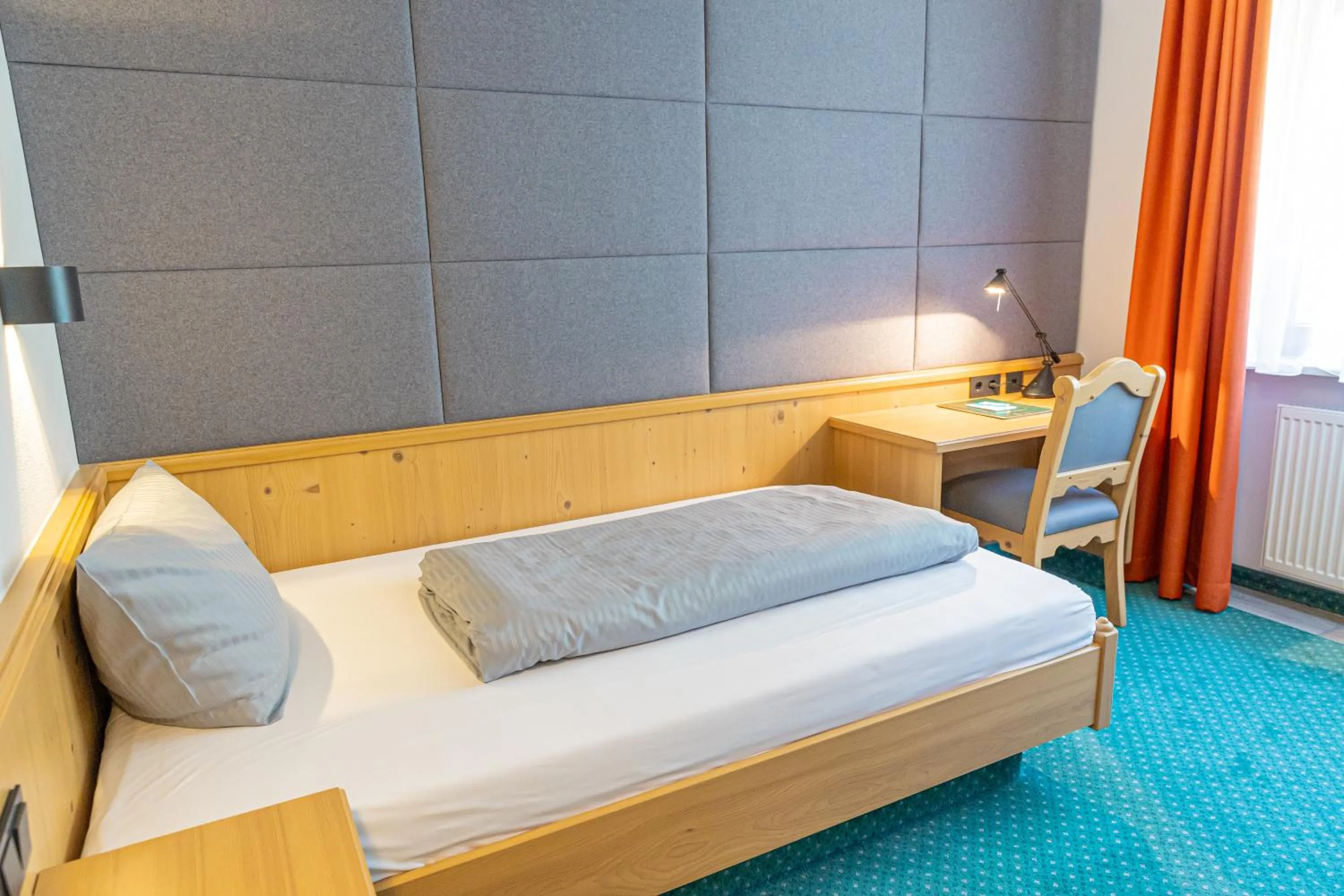 Bedroom, Bed in Hotel Restaurant Moosmühle