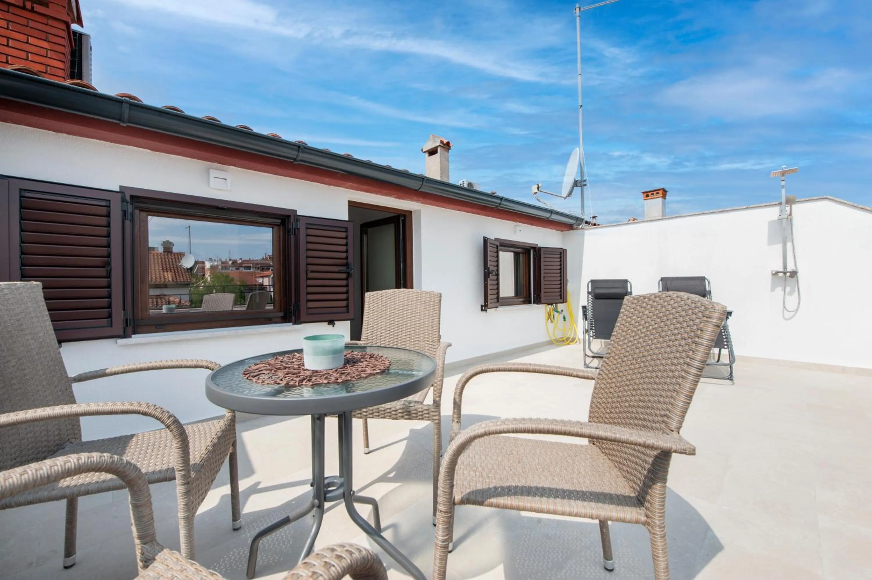 Balcony/Terrace in Apartments Sanja-New renovated