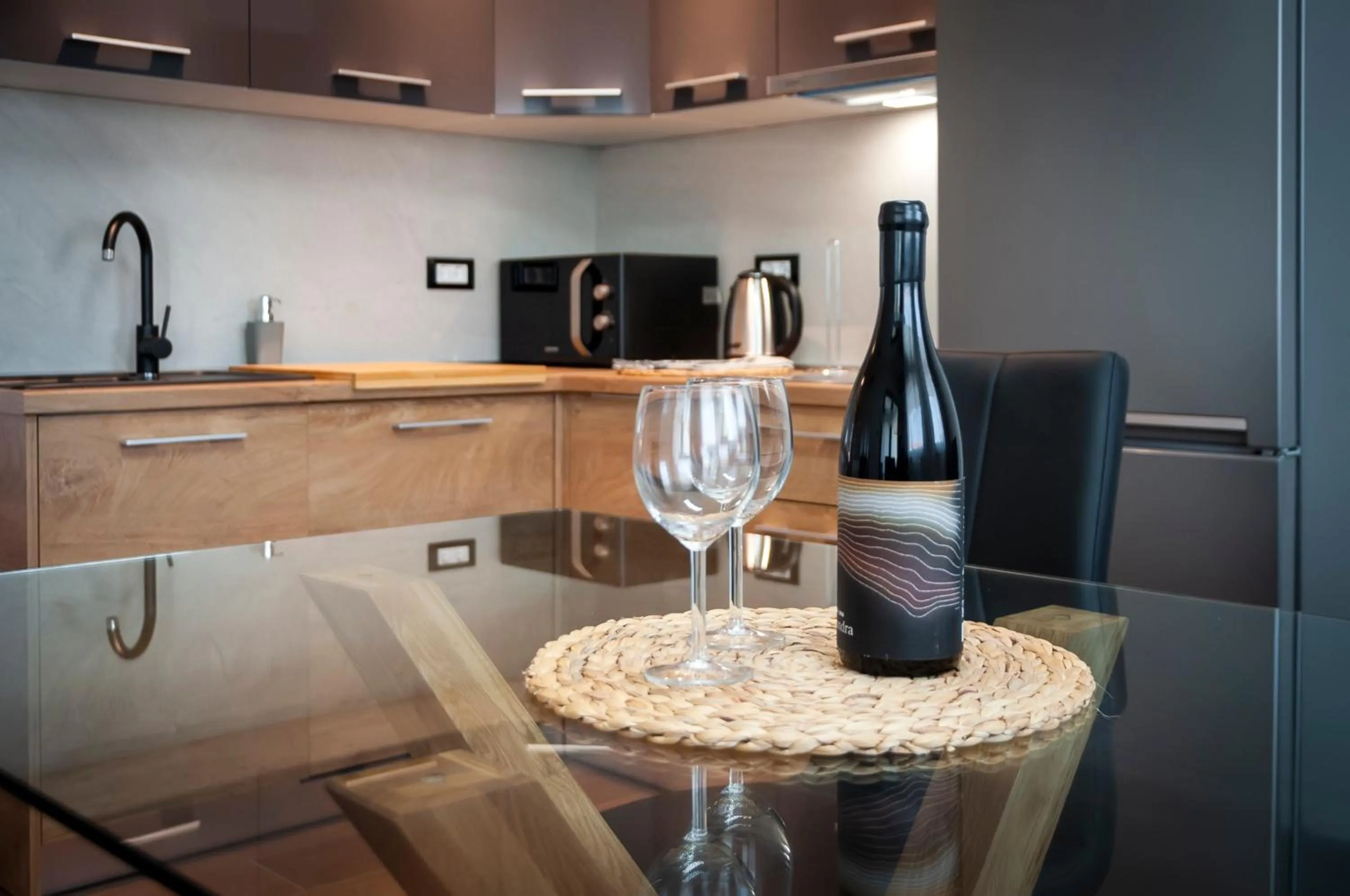 Kitchen or kitchenette in Apartments Sanja-New renovated