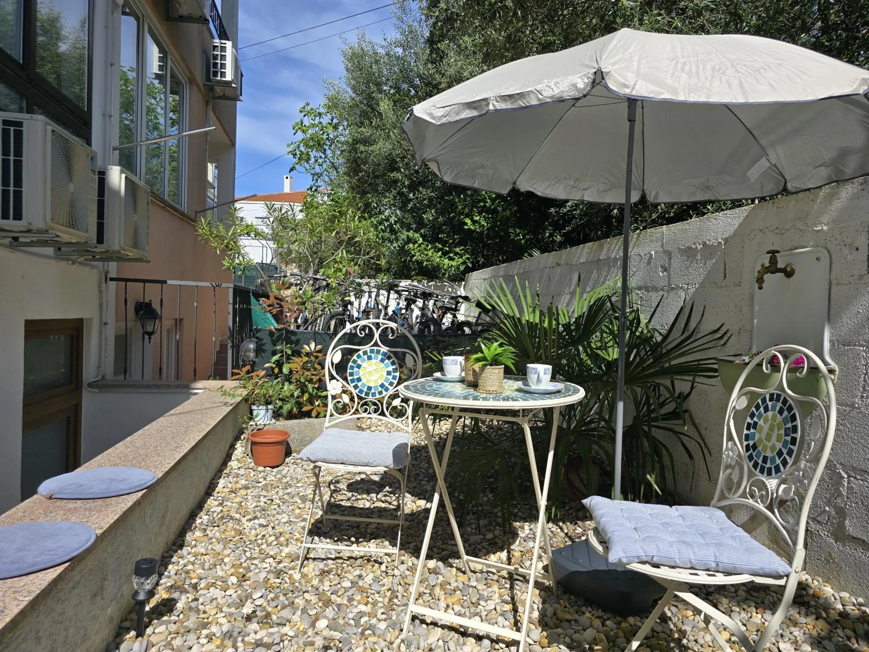 Patio in Apartments Sanja-New renovated