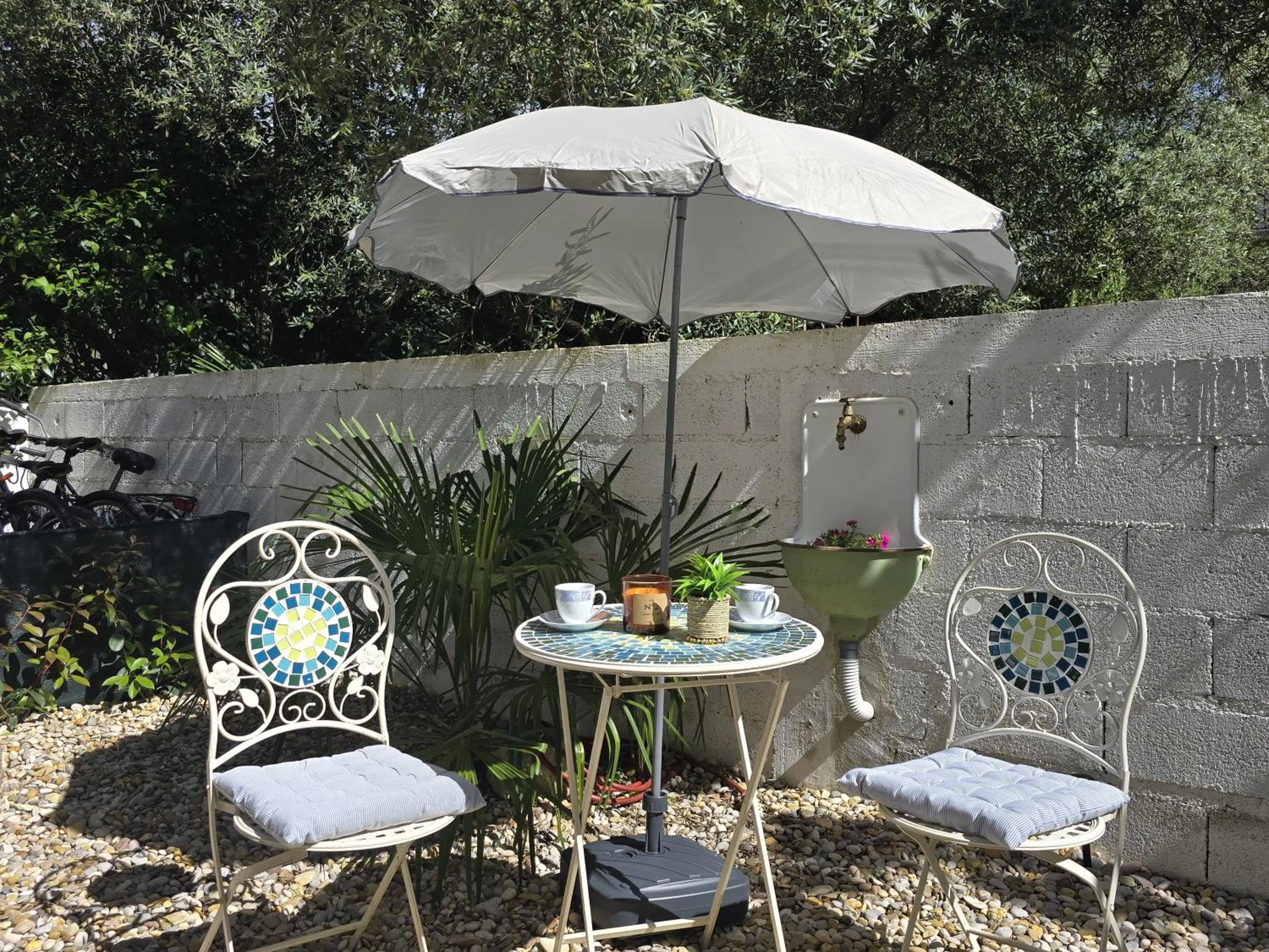 Patio in Apartments Sanja-New renovated