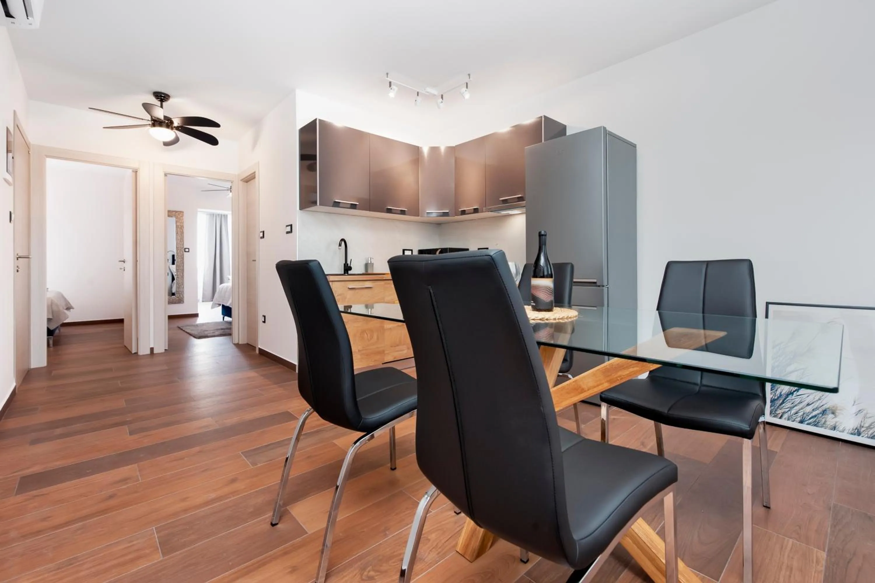 Kitchen or kitchenette in Apartments Sanja-New renovated