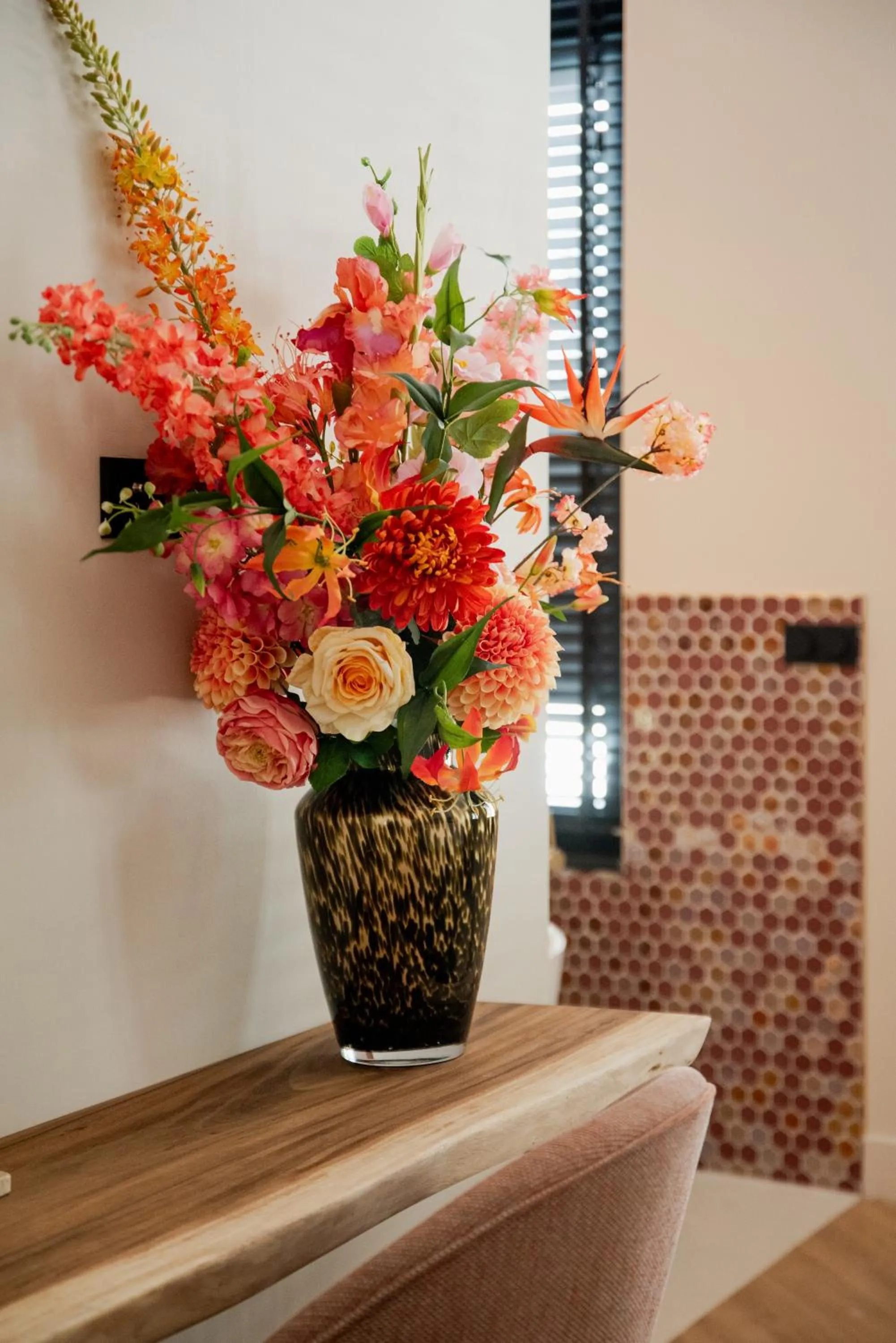 Decorative detail in Boutique hotel van Ham