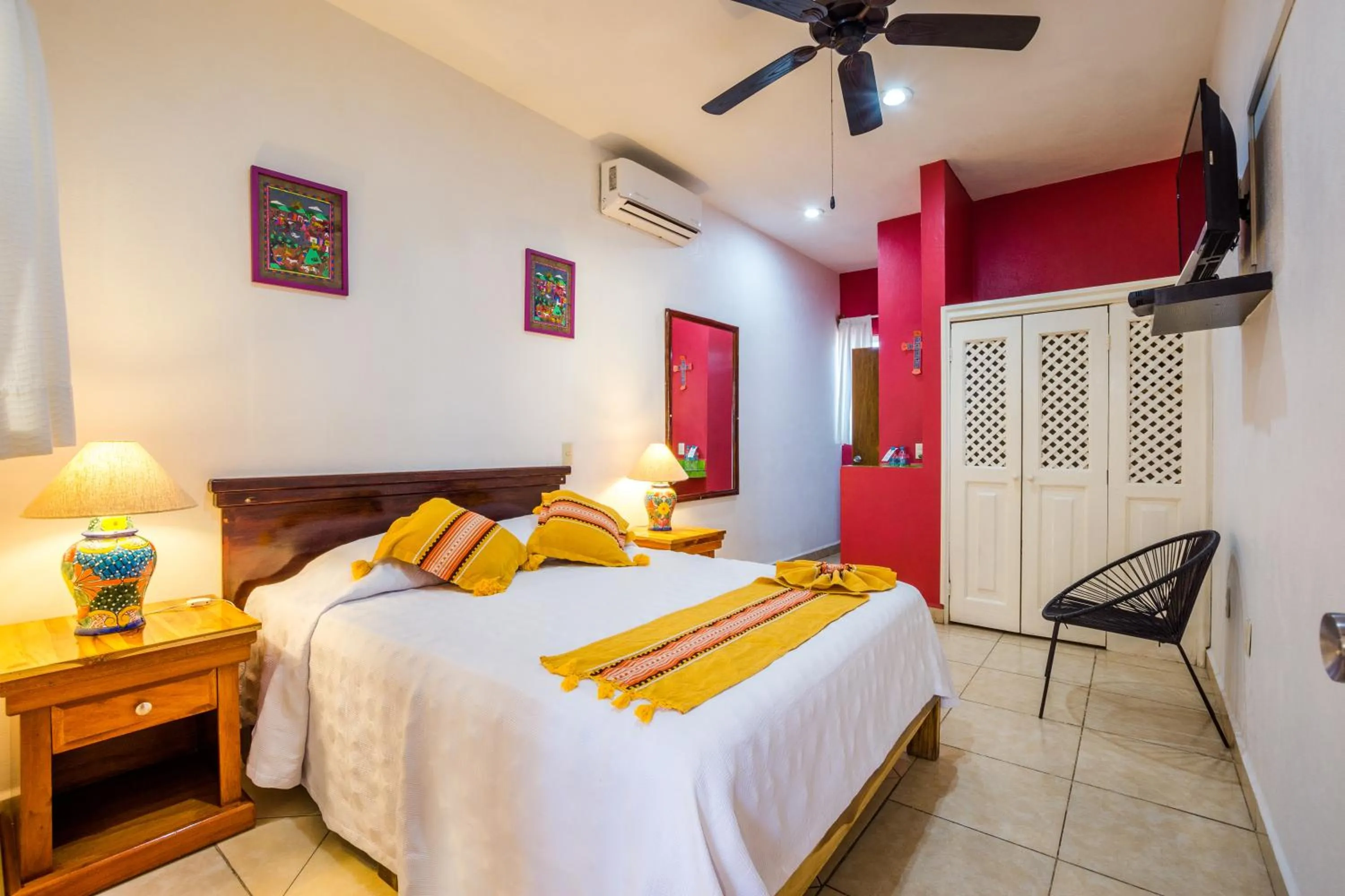 Bedroom, Bed in Hotel Meson de Mita