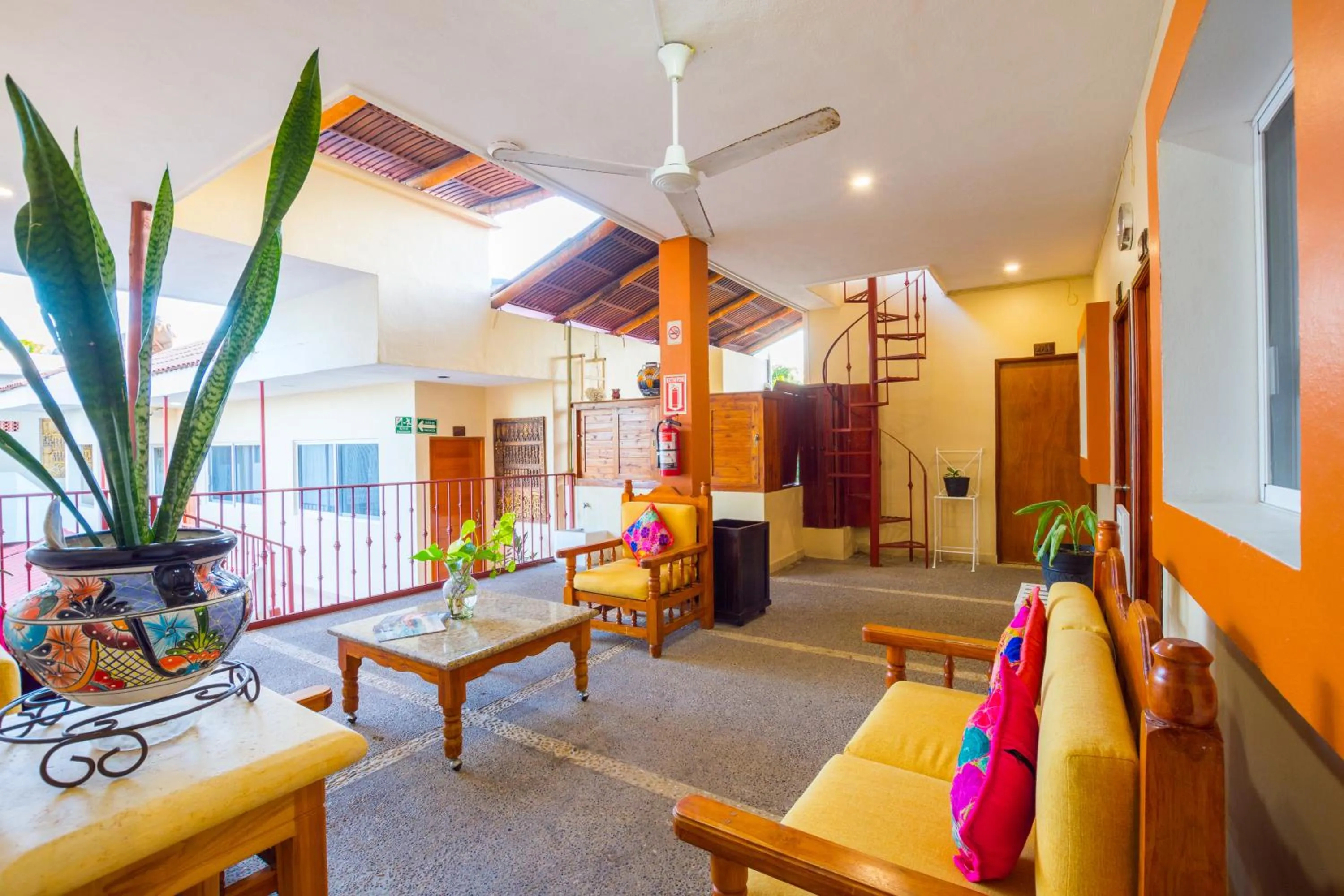 Living room in Hotel Meson de Mita