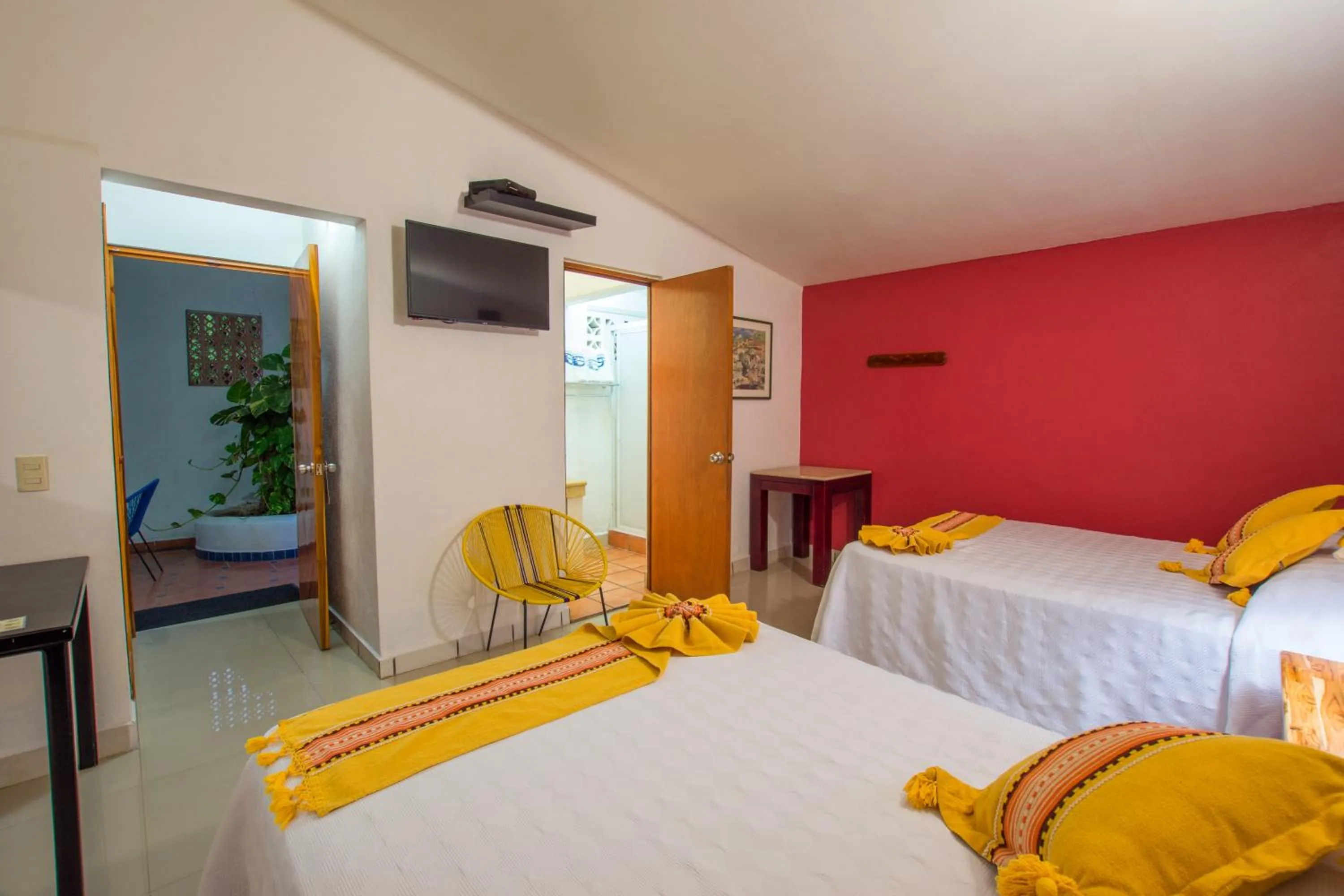 Photo of the whole room, Bed in Hotel Meson de Mita