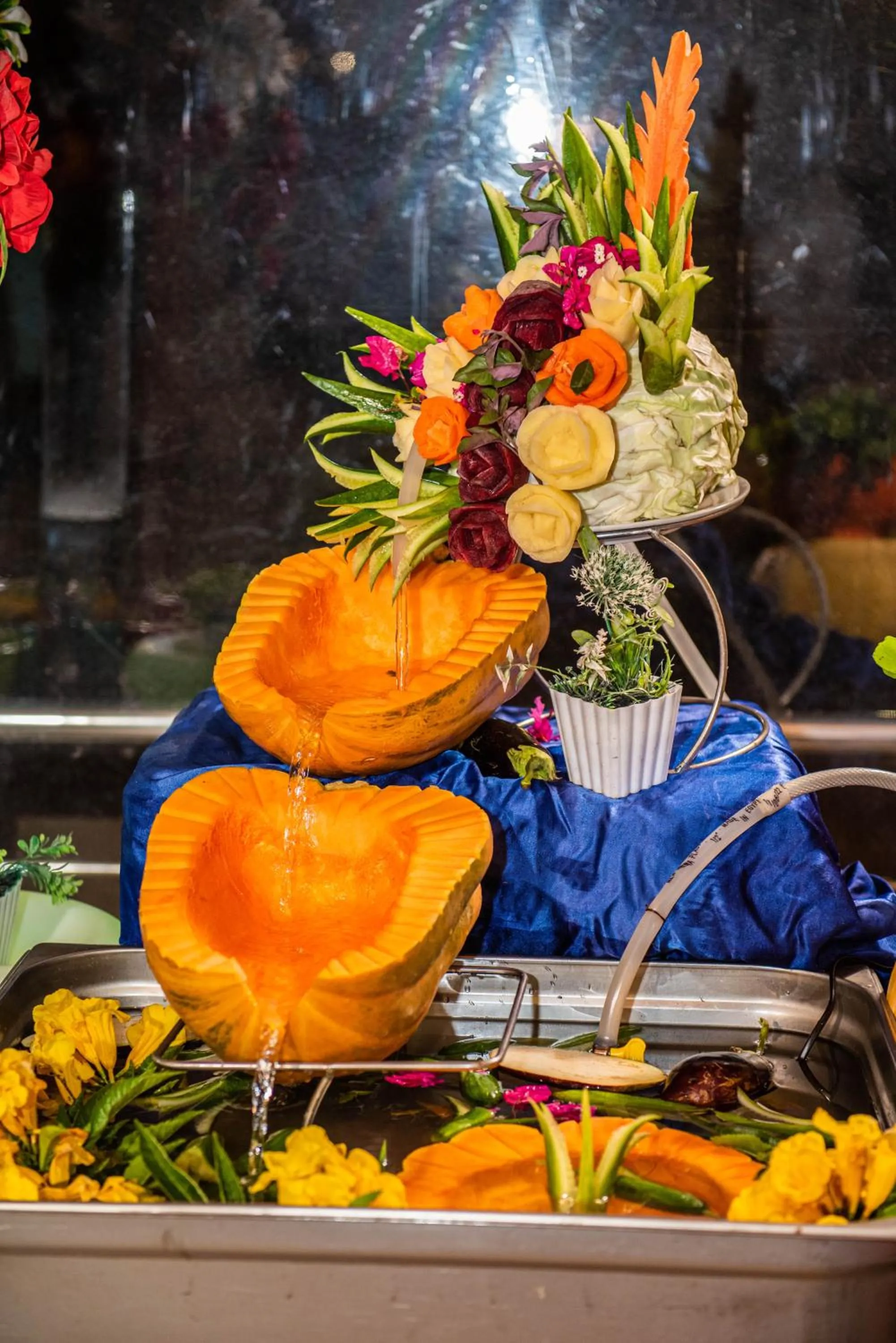 Buffet breakfast in New Eagles Aqua Park Resort