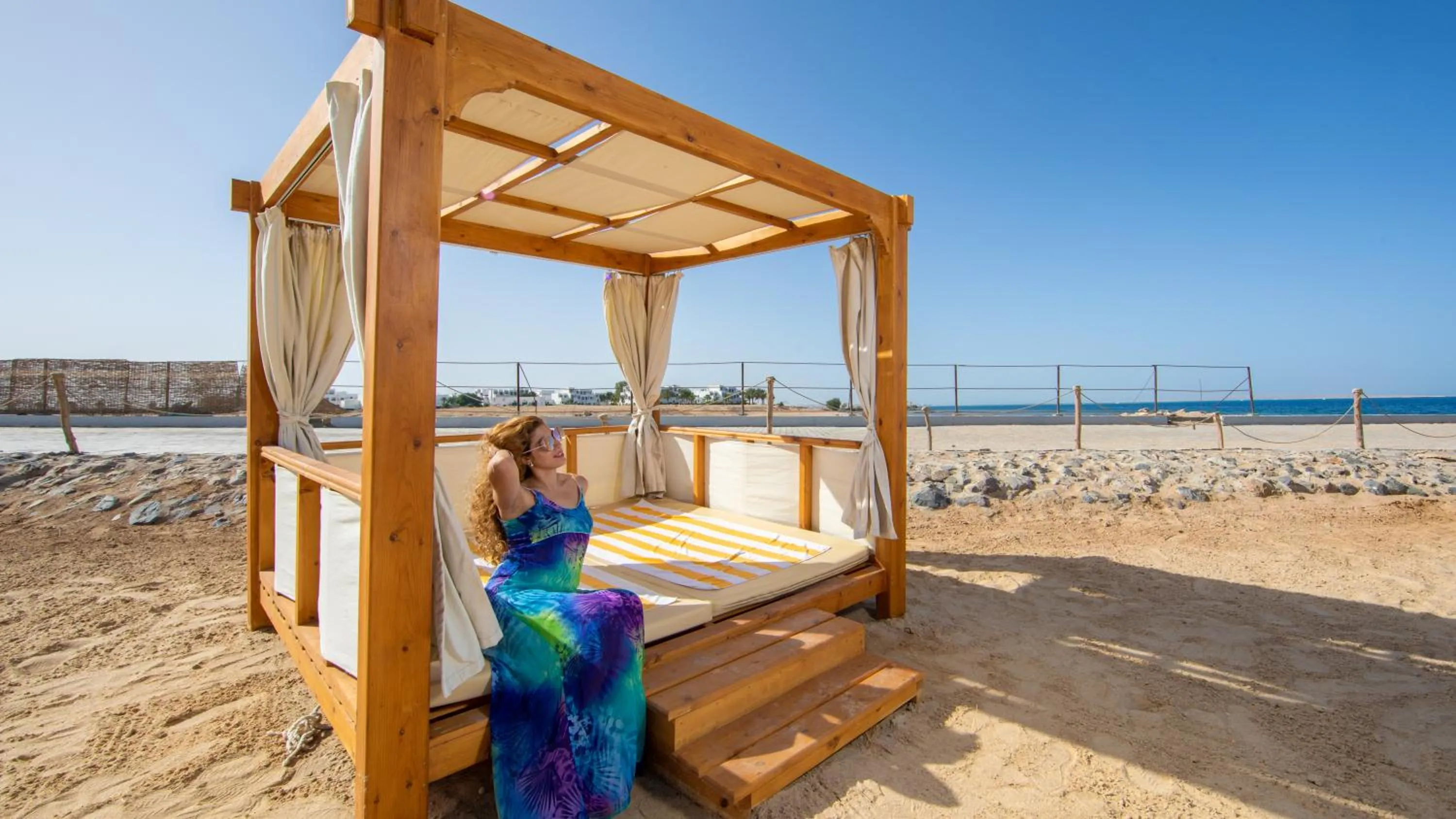 Beach in New Eagles Aqua Park Resort