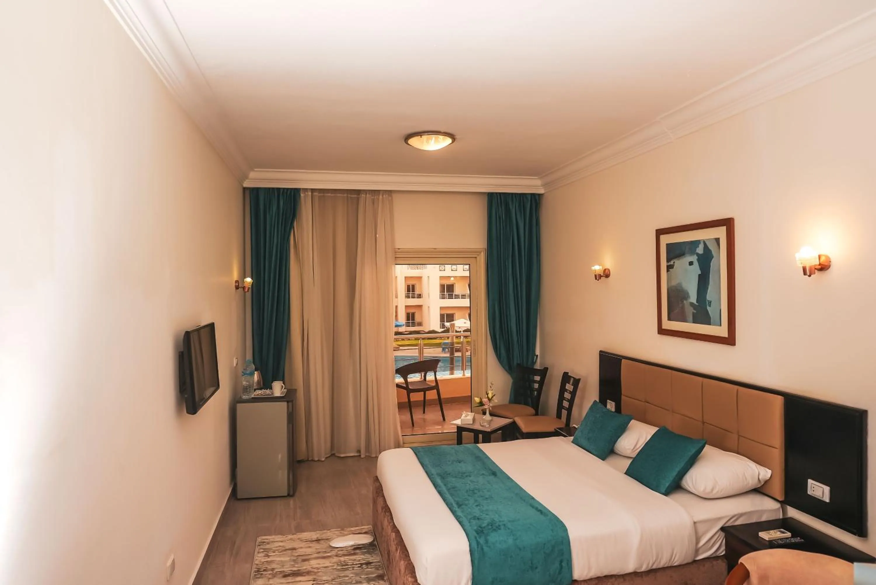 Bed in New Eagles Aqua Park Resort