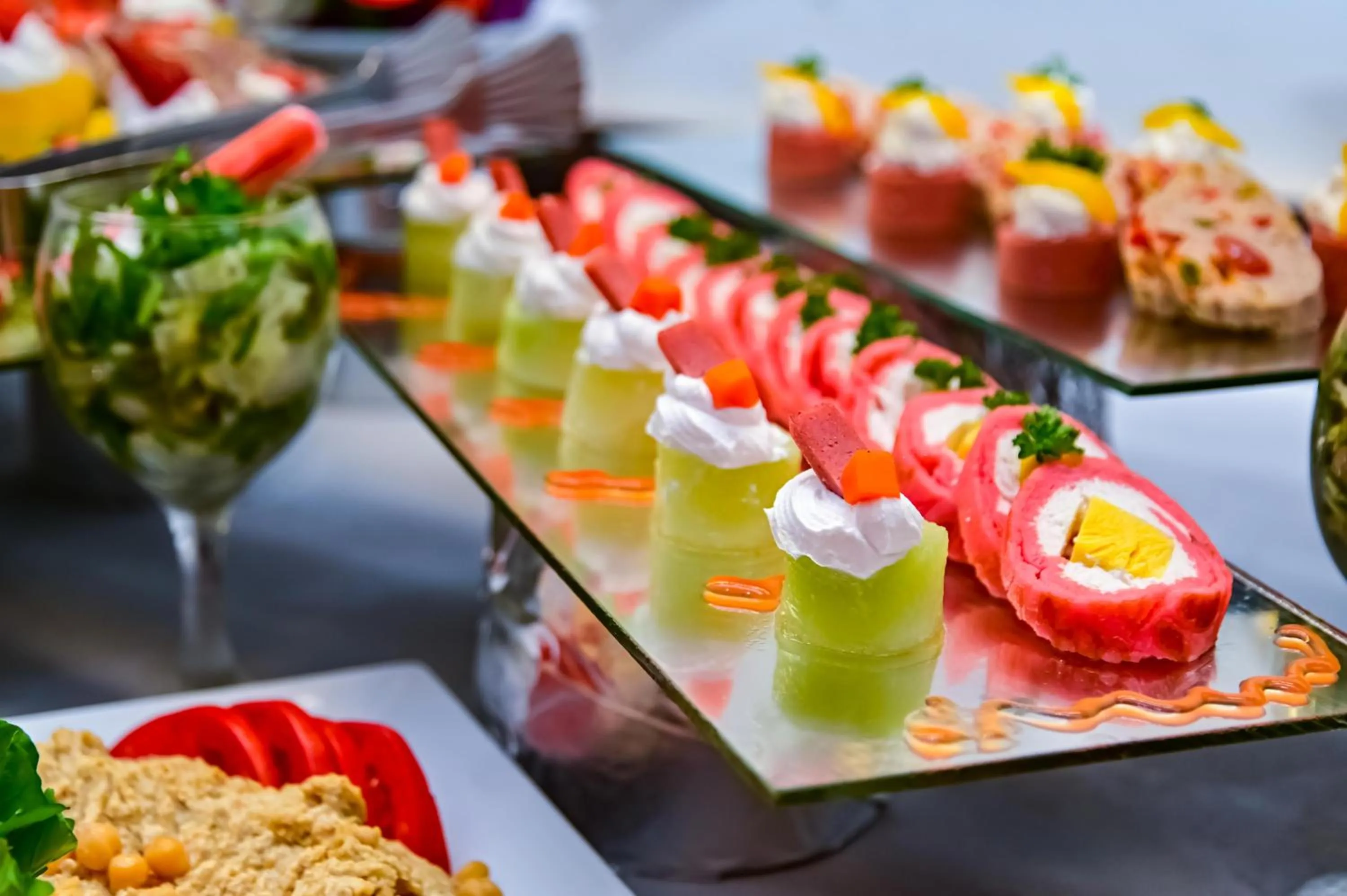 Food in New Eagles Aqua Park Resort