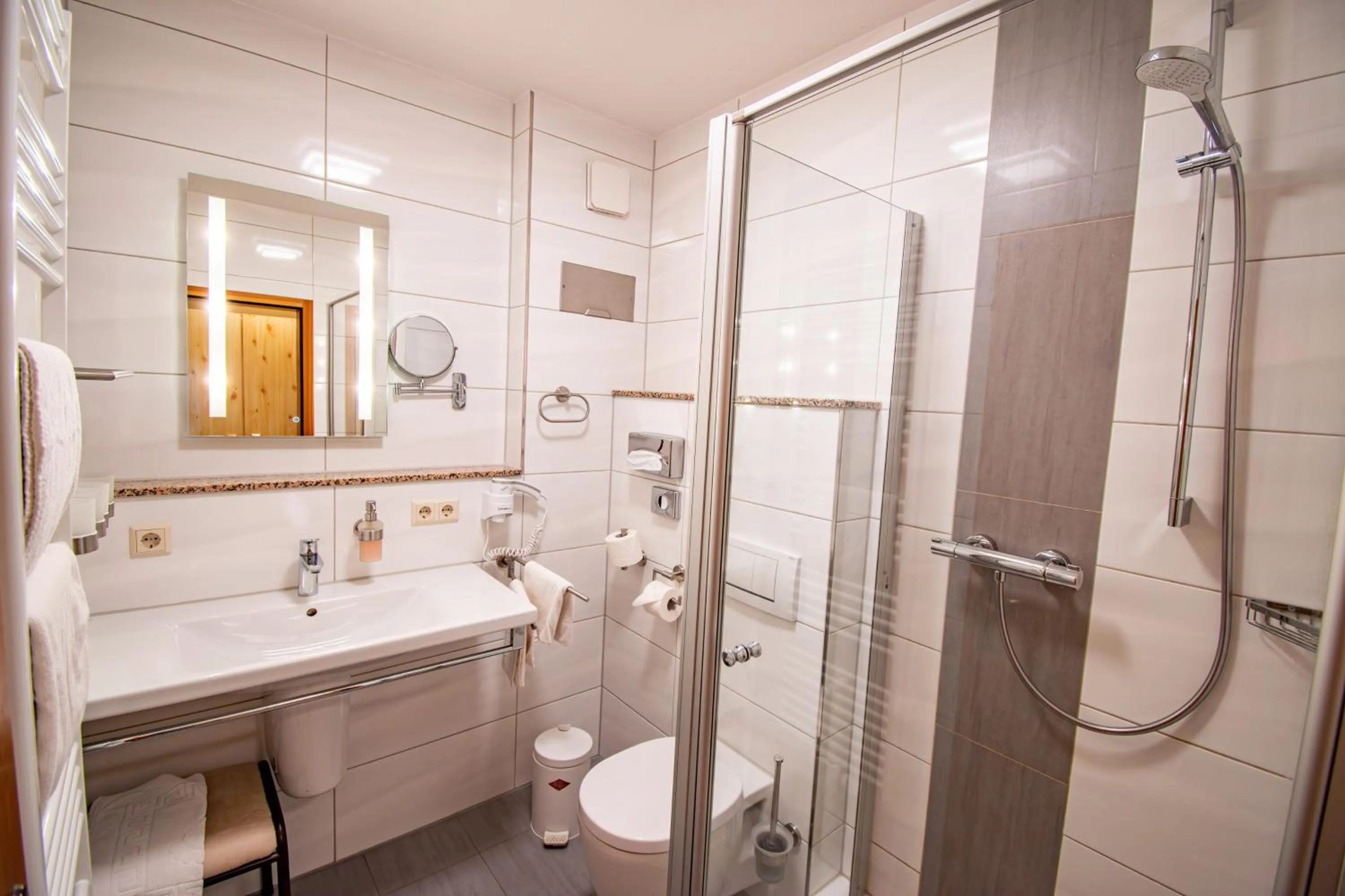 Bathroom in Vital- und Wellnesshotel Albblick