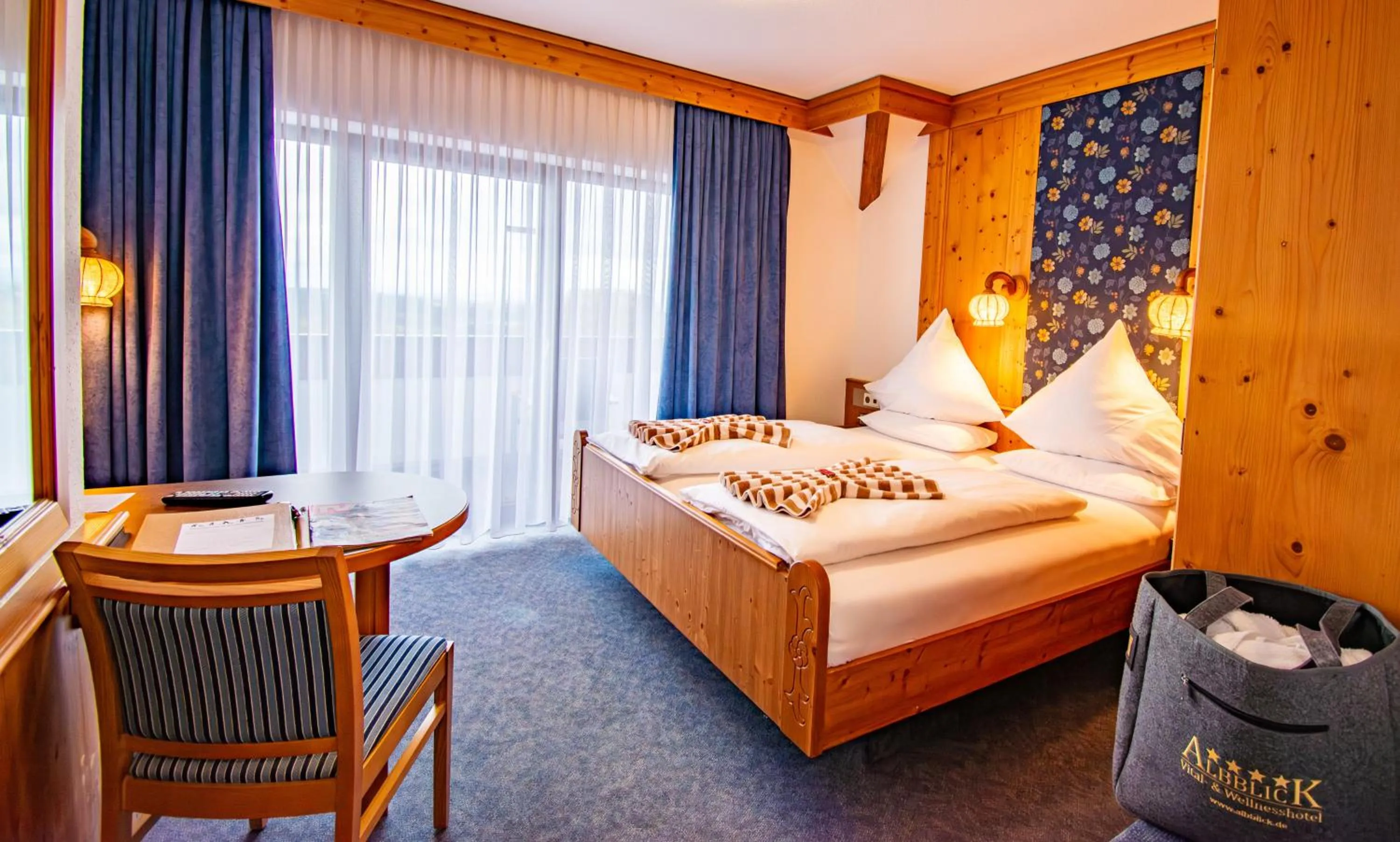 Photo of the whole room, Bed in Vital- und Wellnesshotel Albblick