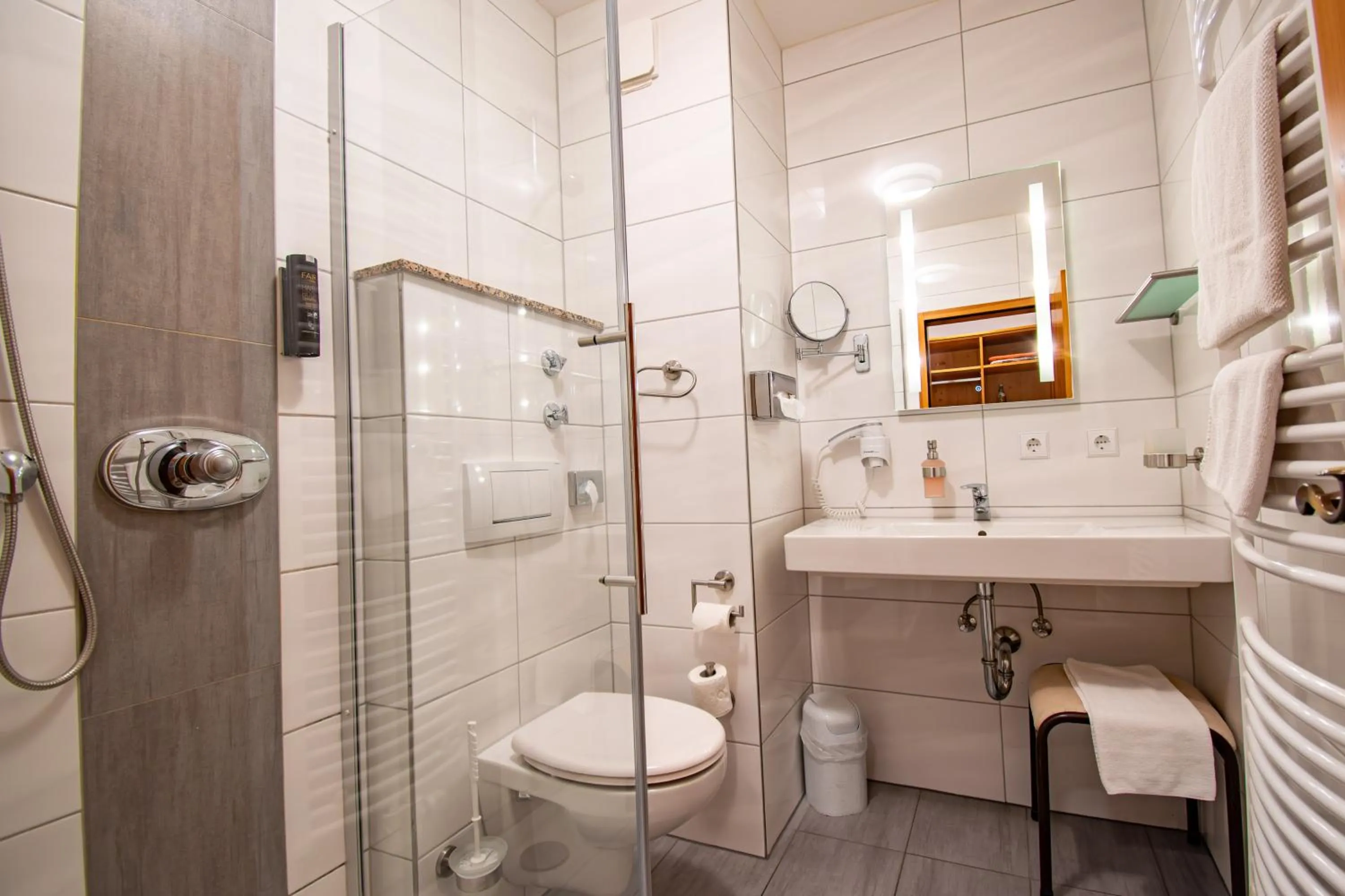 Bathroom in Vital- und Wellnesshotel Albblick