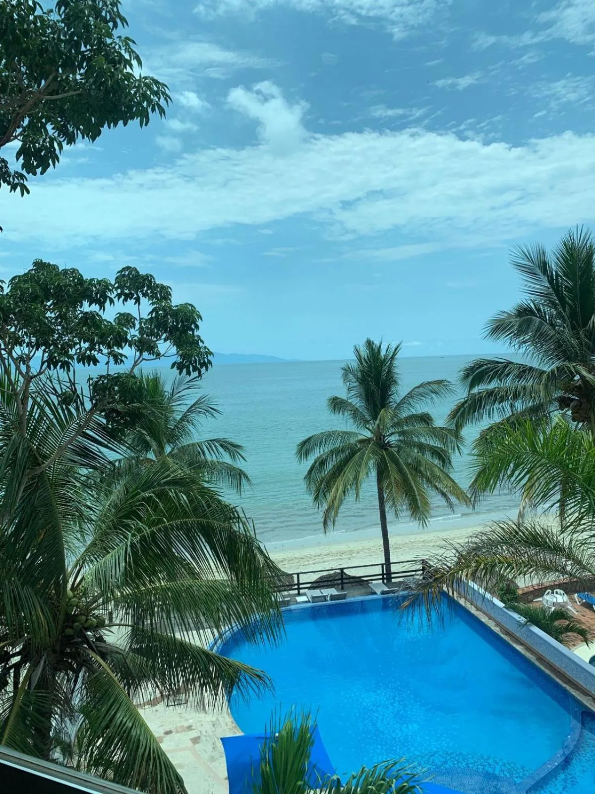 Pool view in Banderas Suites