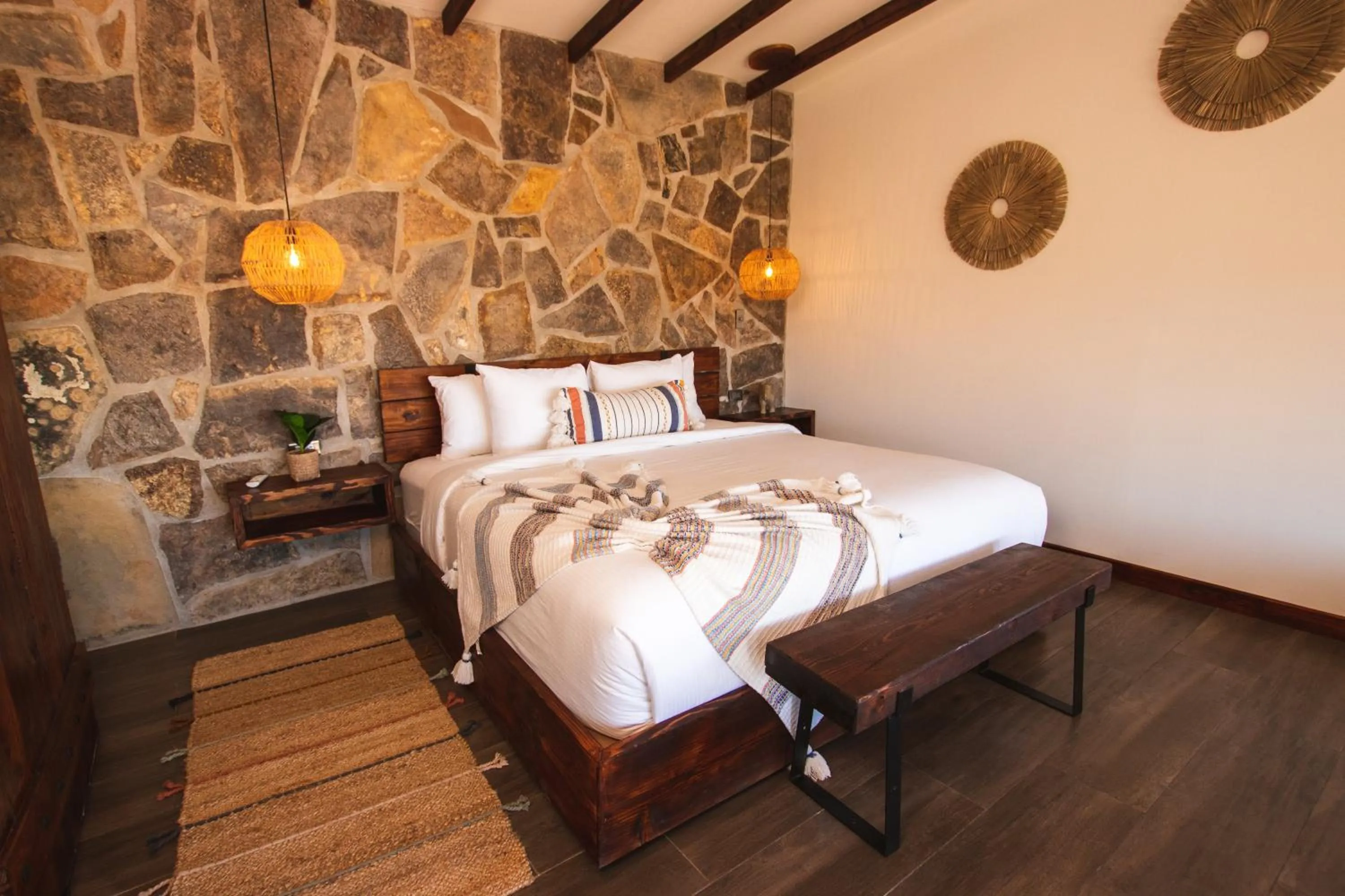 Bed in Brisa Del Valle Hotel Boutique