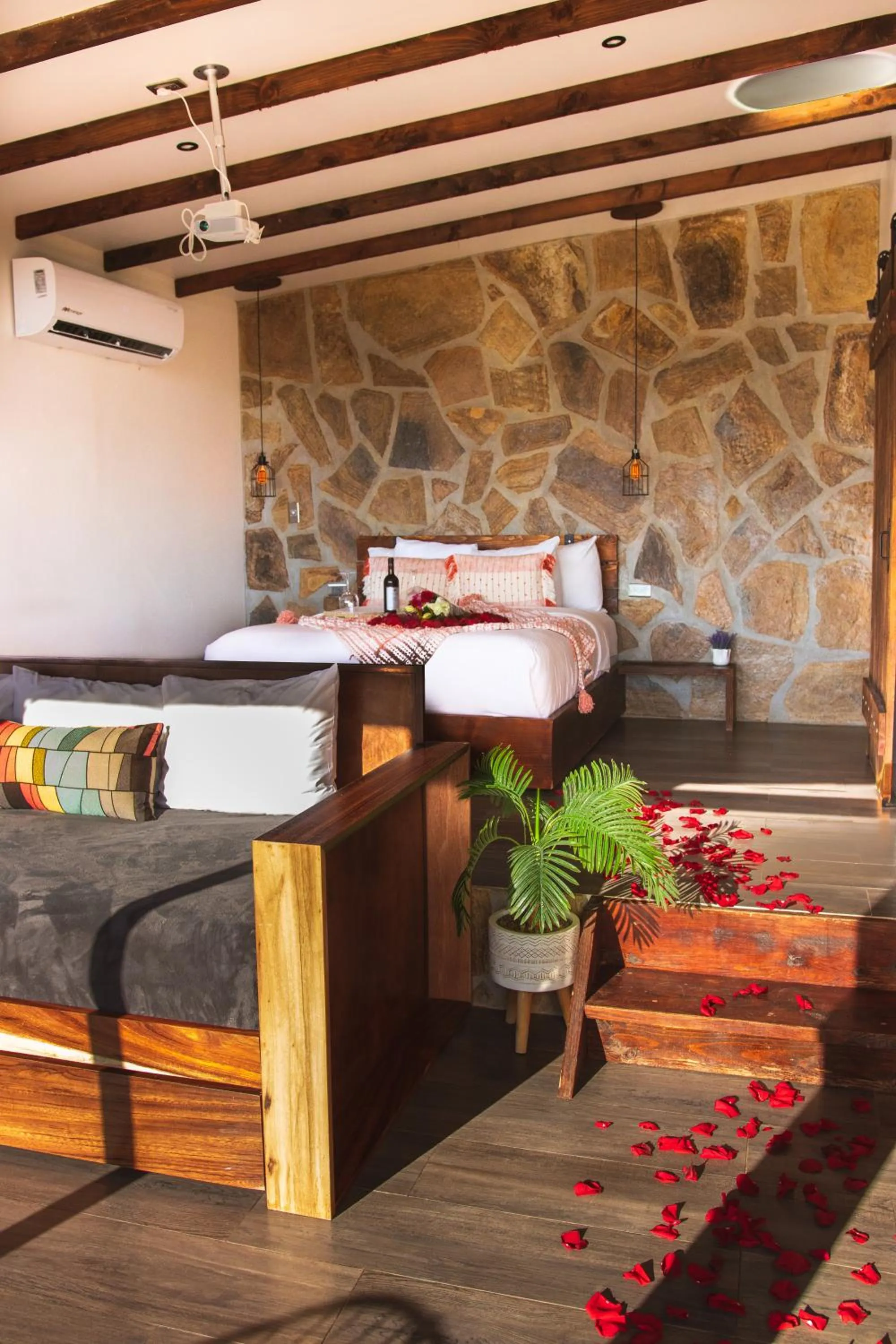 Bed in Brisa Del Valle Hotel Boutique