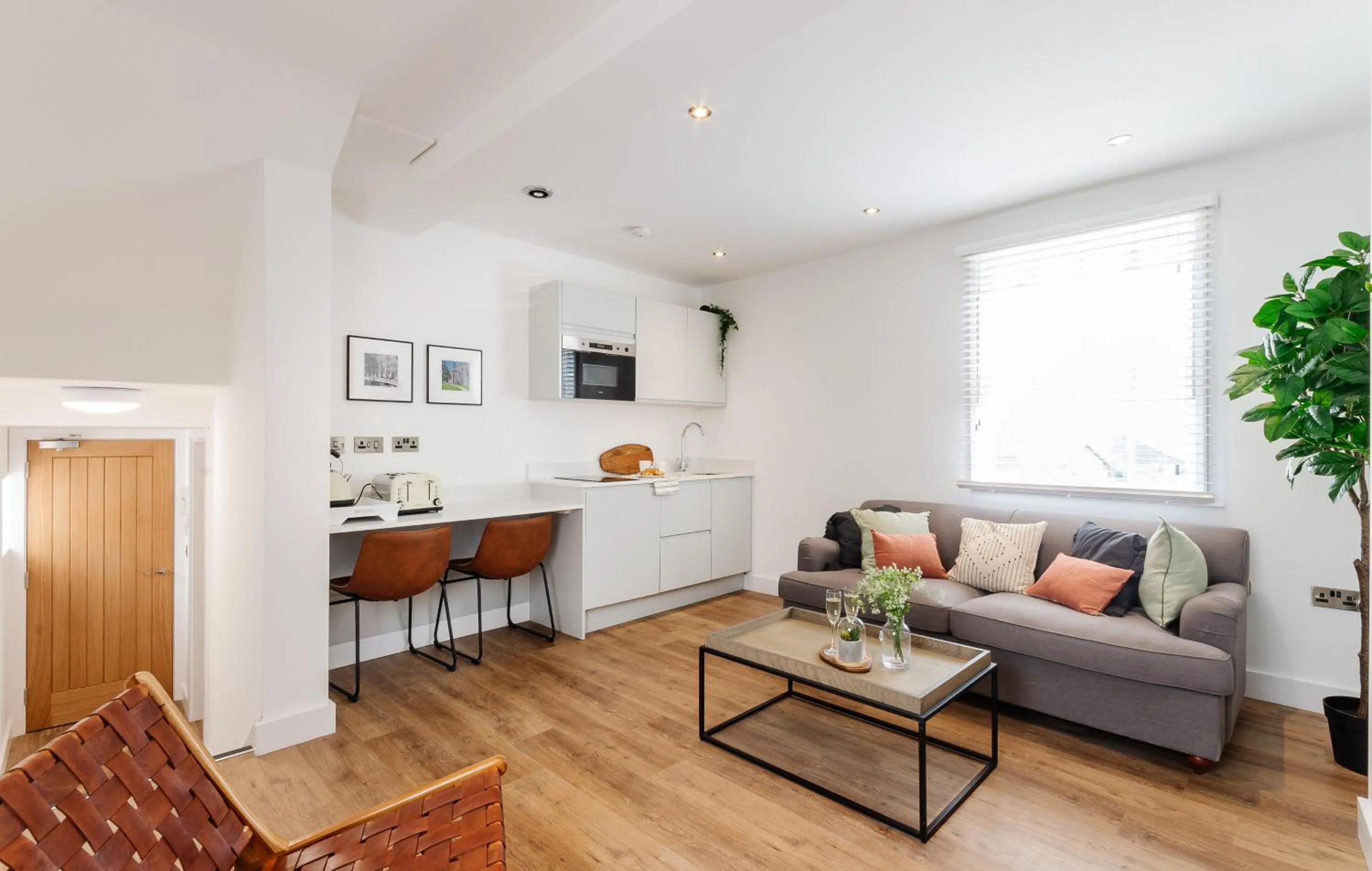 Kitchen or kitchenette in 14-16 Grosvenor Street Stylish Apartments - Chester