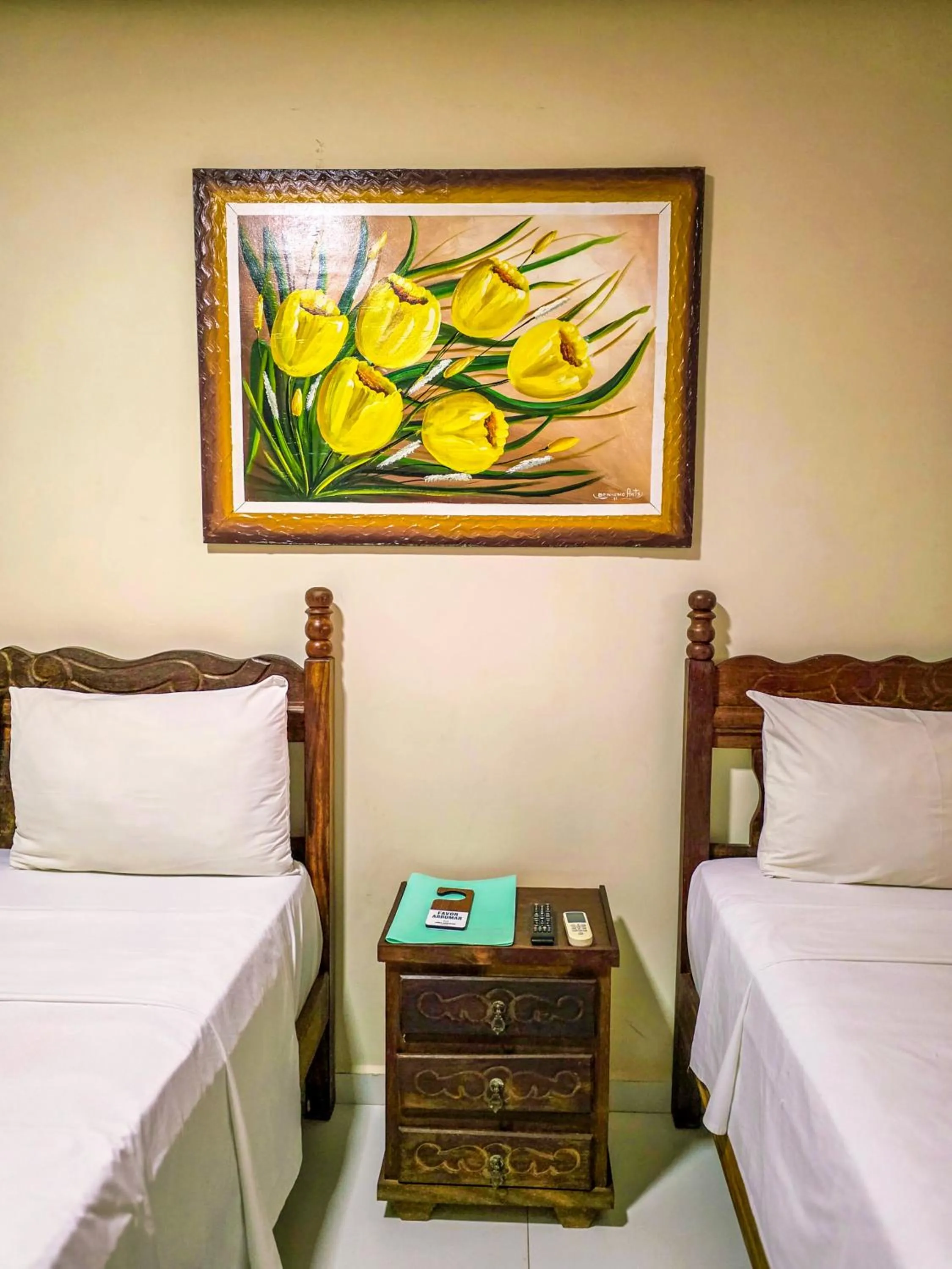 Bed in Vila Sancar Pousada