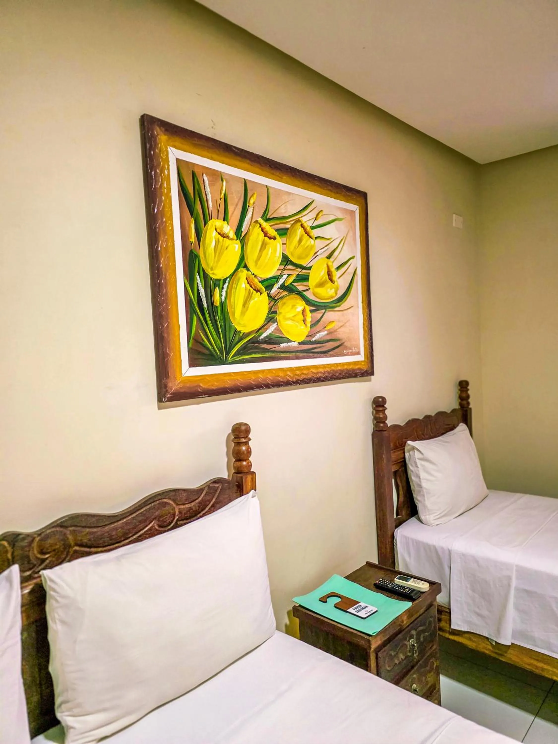 Bed in Vila Sancar Pousada