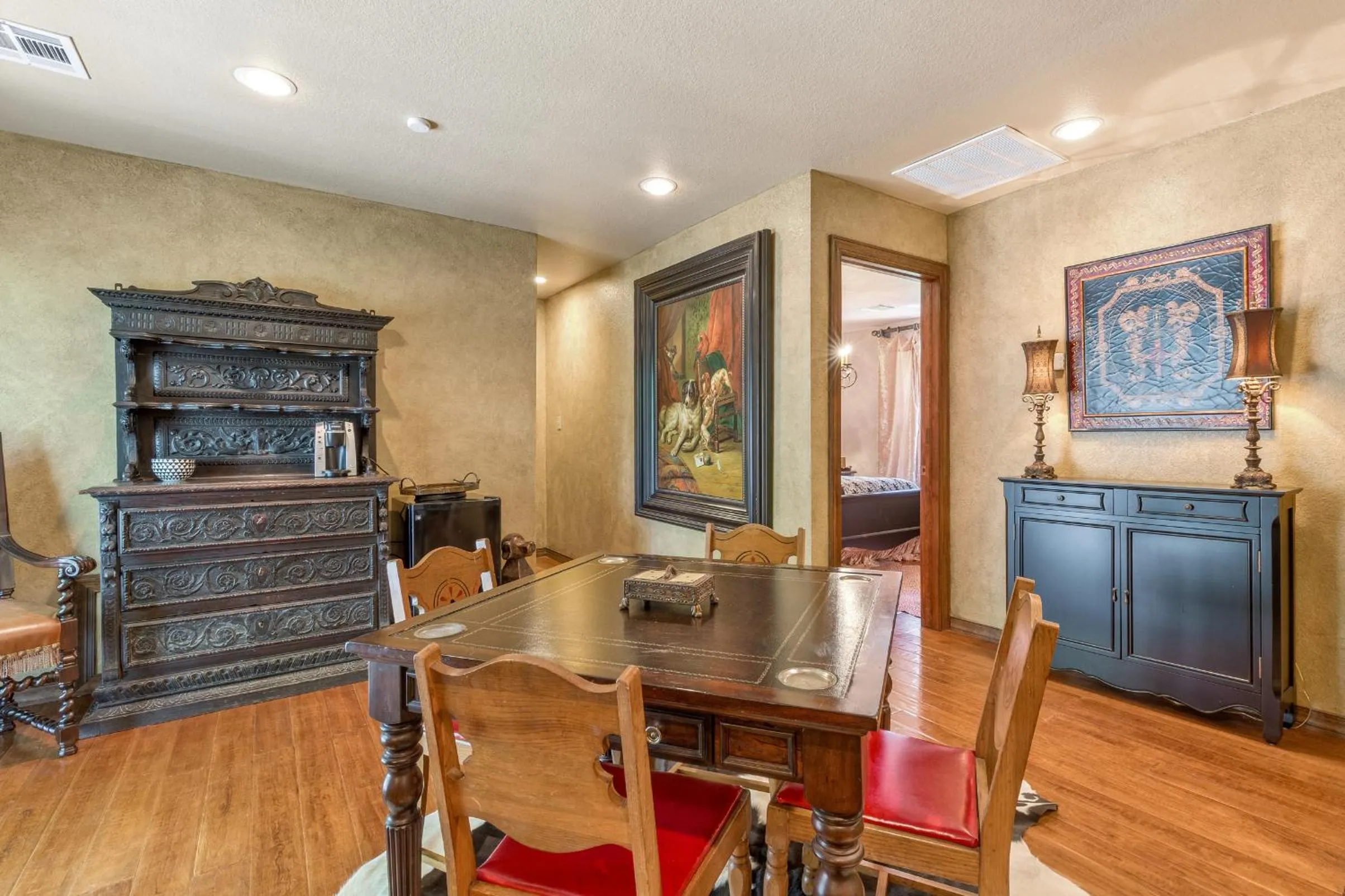 Seating area in The Funky Monkey Inn