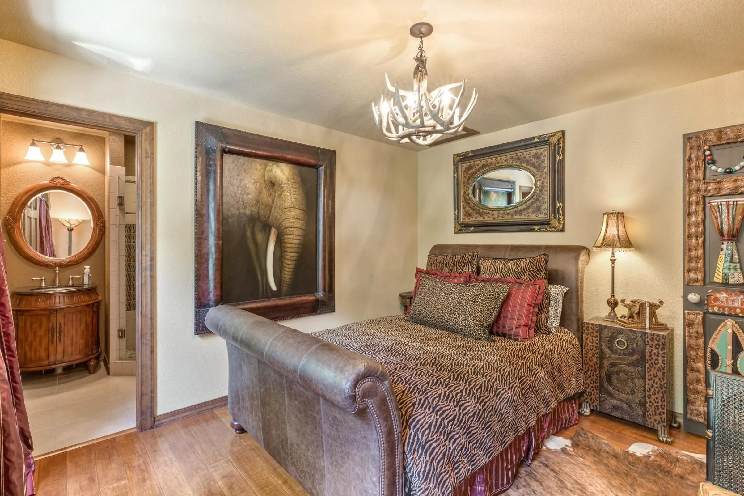 Bed in The Funky Monkey Inn