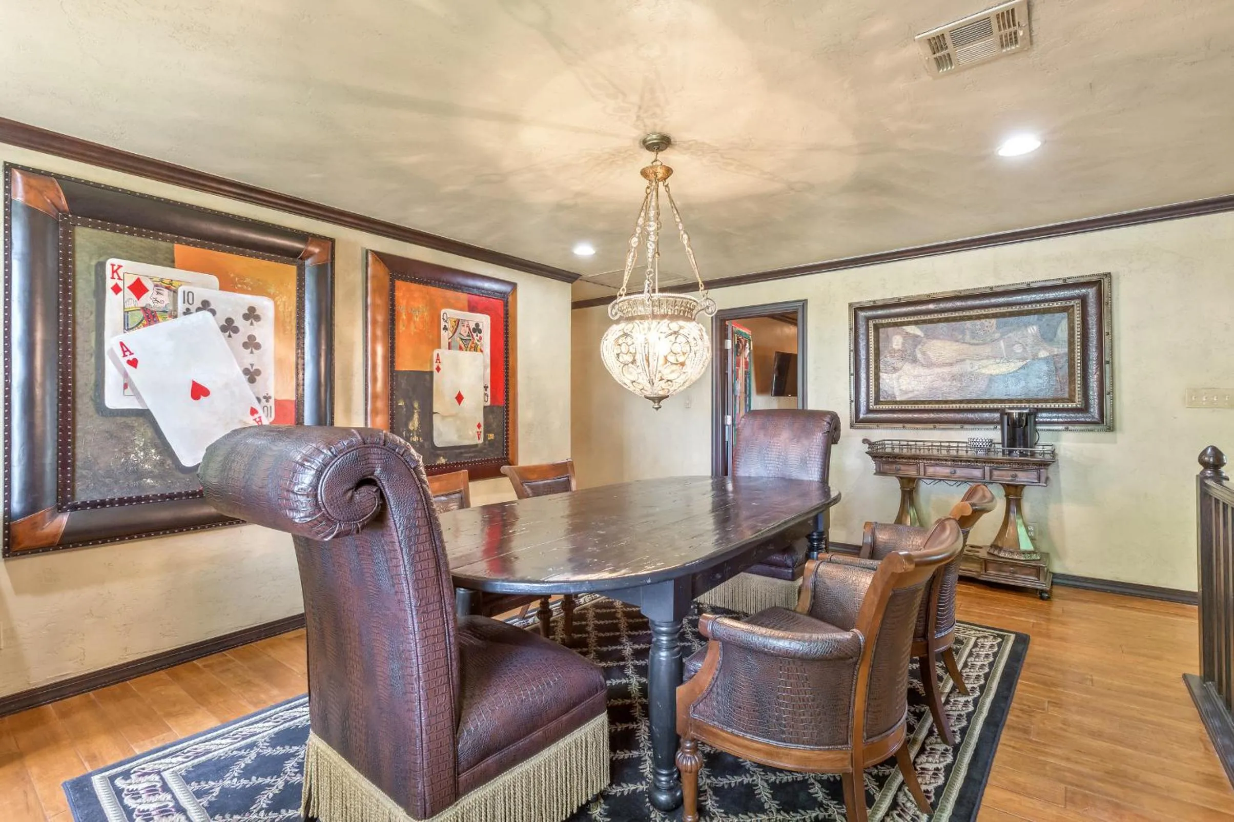 Seating area in The Funky Monkey Inn