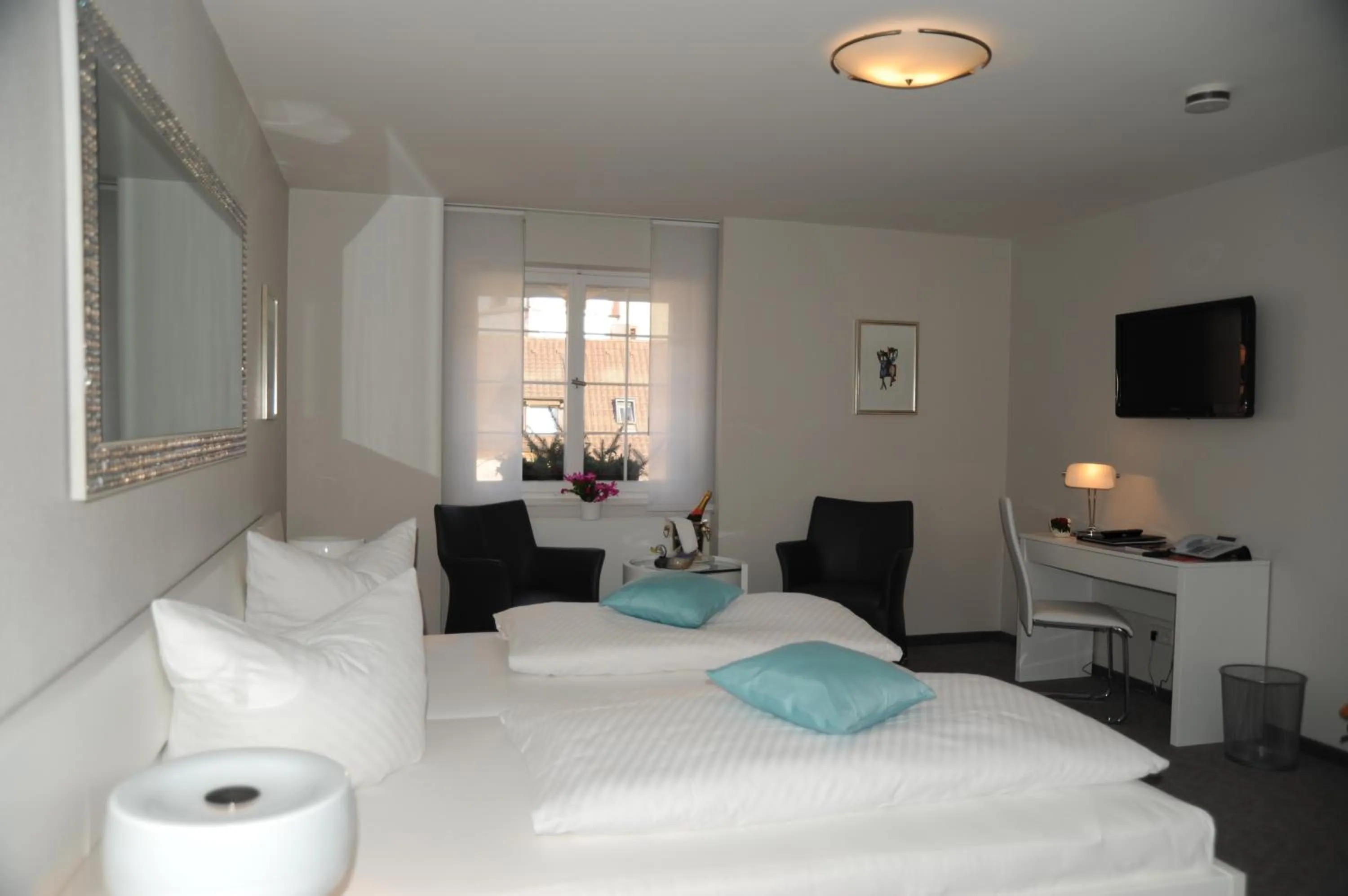 Photo of the whole room, Bed in Hotel Adler - Weil am Rhein