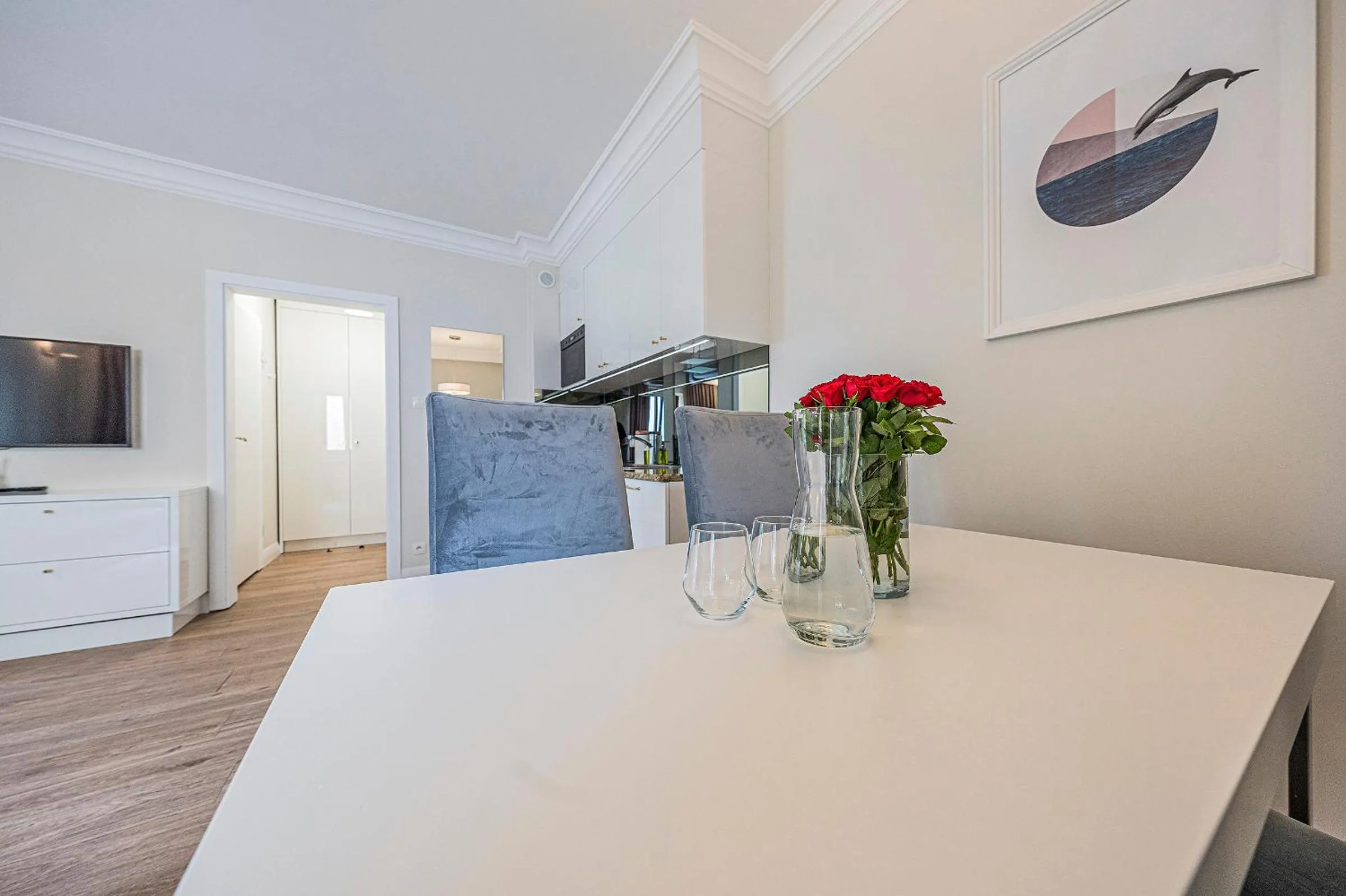 TV and multimedia in Apartamenty Martini