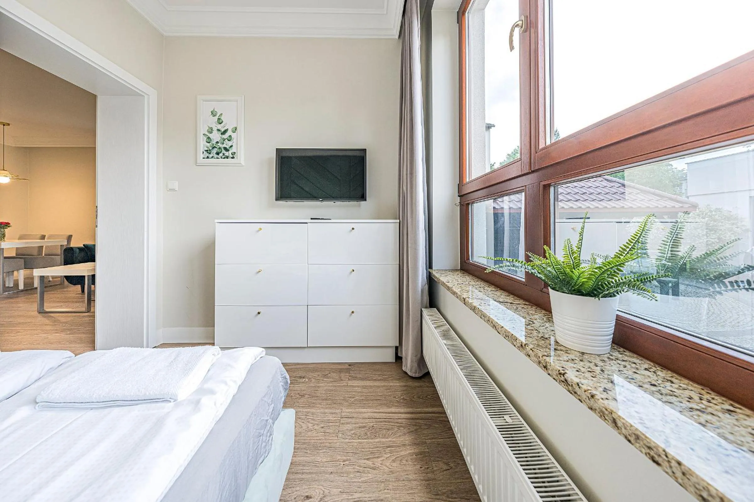 Bed in Apartamenty Martini