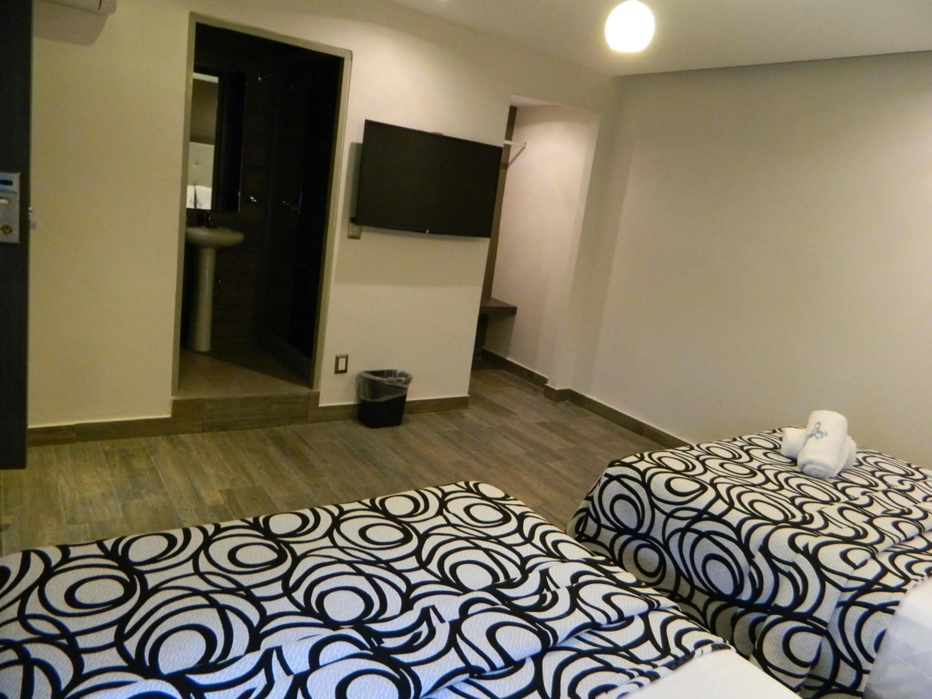 Bed in Hotel Flamingo Merida