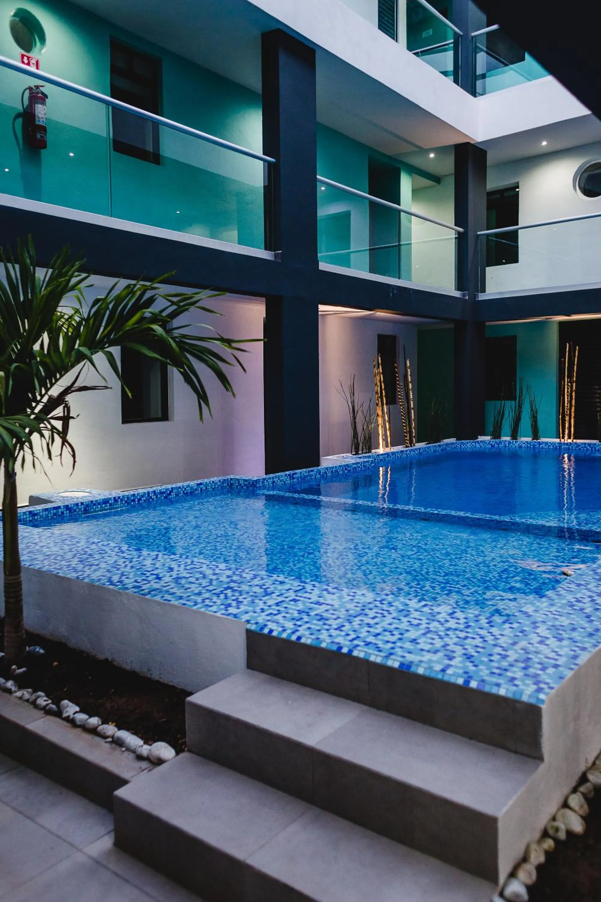 Swimming pool in Hotel Flamingo Merida