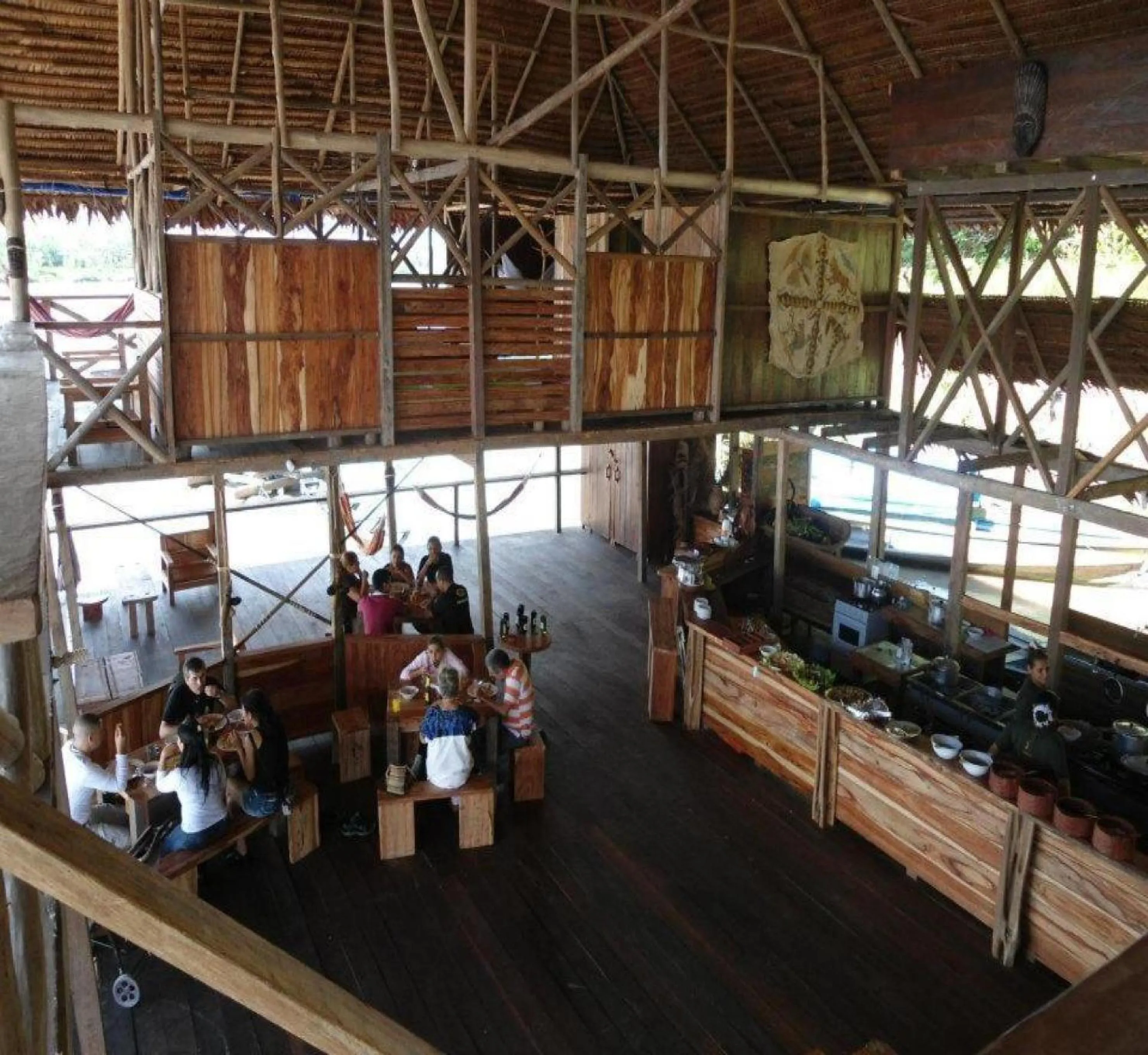 Restaurant/places to eat in Cabaña Flotante Kurupira